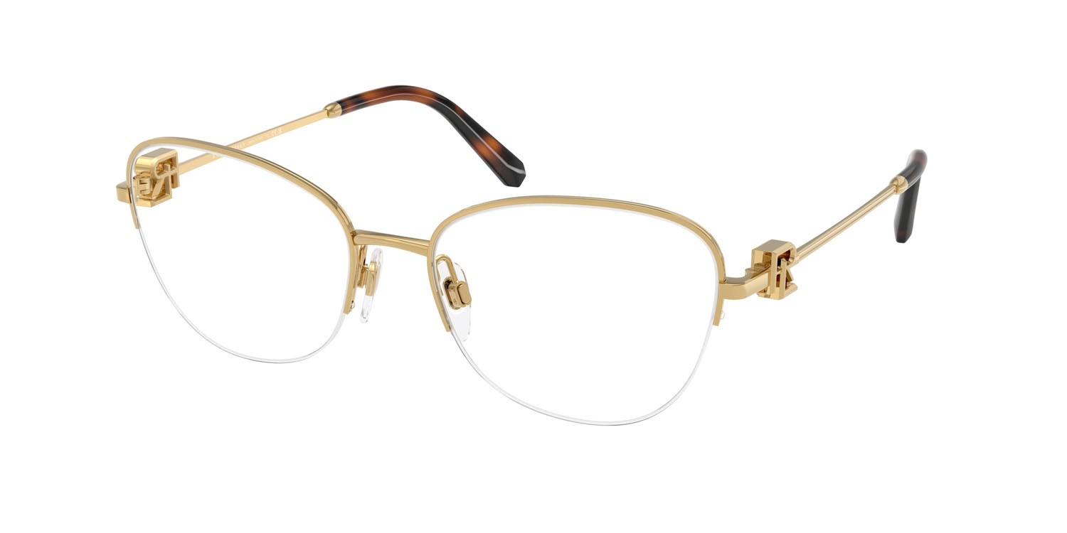 Eyeglasses Ralph Lauren RL 5129 (9004) color oro lucido shape butterfly lenses lente demo