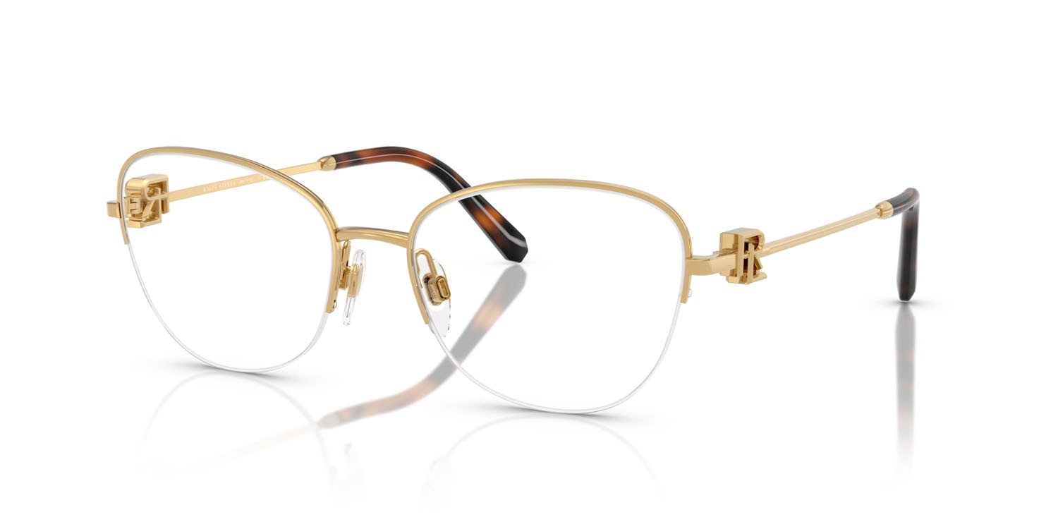 Eyeglasses Ralph Lauren RL 5129 (9004) color oro lucido shape butterfly lenses lente demo