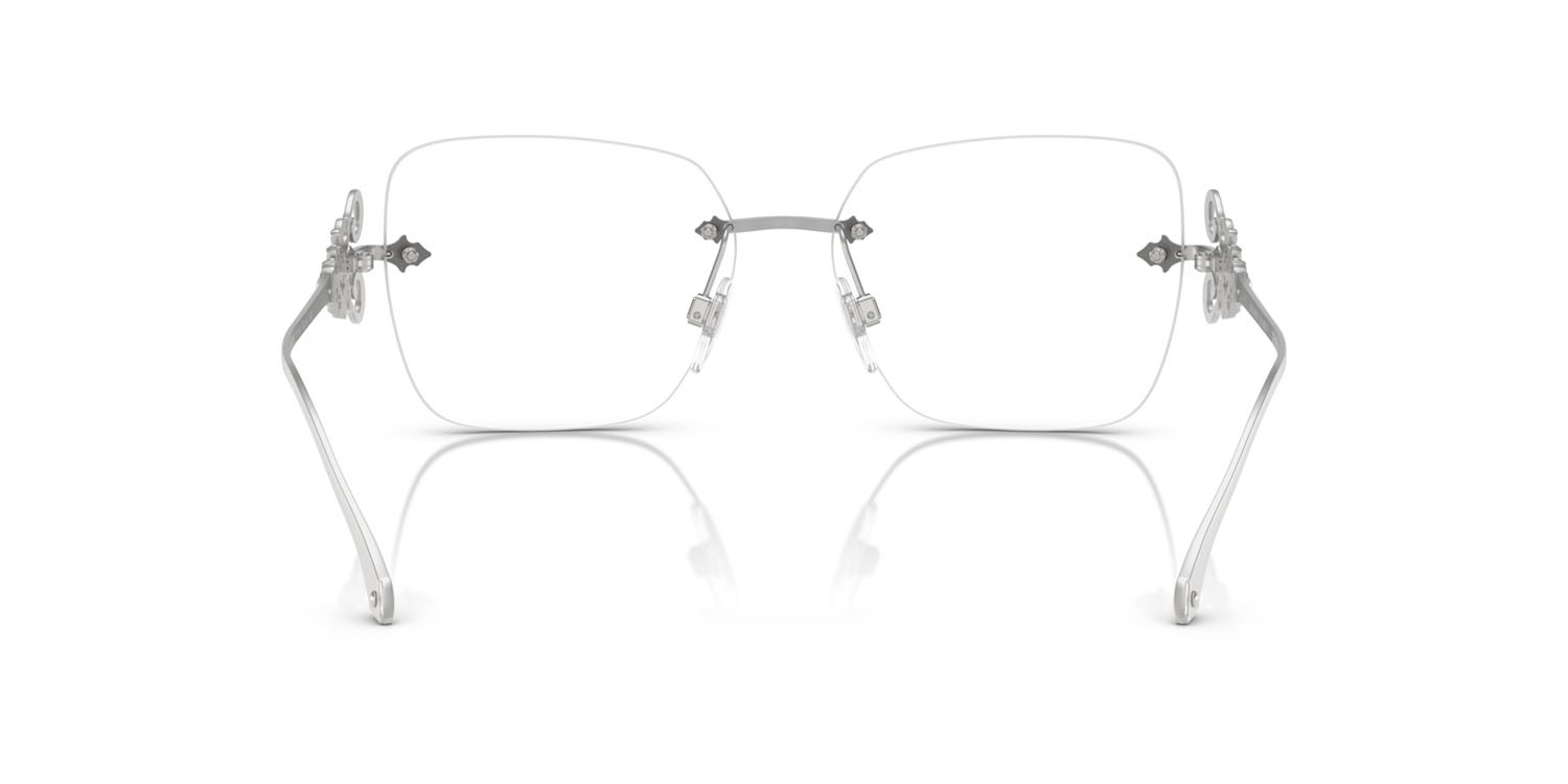 Eyeglasses Ralph Lauren RL 5130 (9316) color argento semi-brillante shape square lenses lente demo