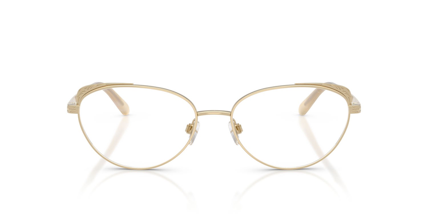 Occhiali da vista Ralph Lauren RL 5131 (9116) colore oro pallido lucido forma cat eye lenti lente demo