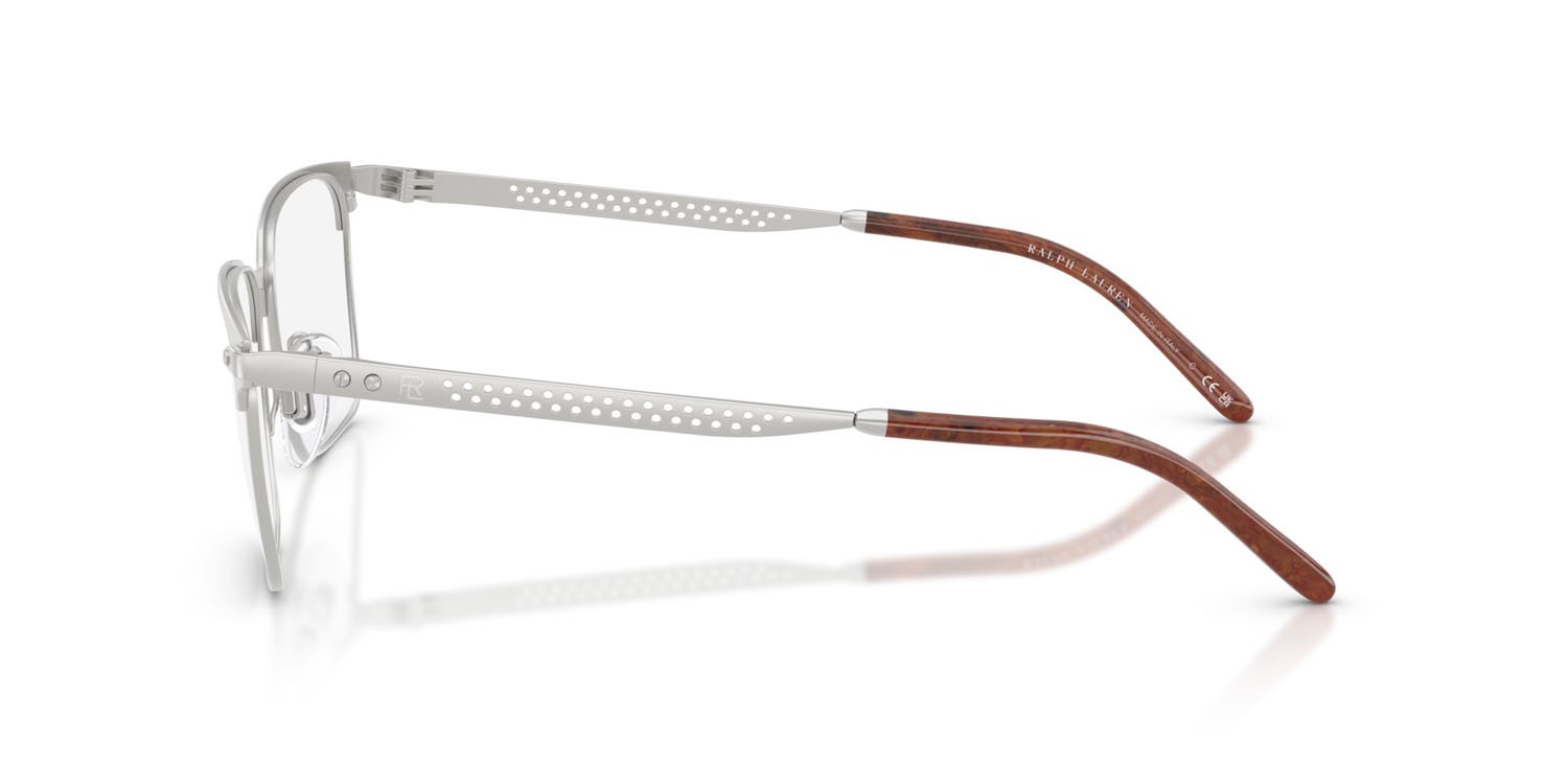 Occhiali da vista Ralph Lauren RL 5133 (9466) colore argento semi-brillante forma quadrato lenti lente demo