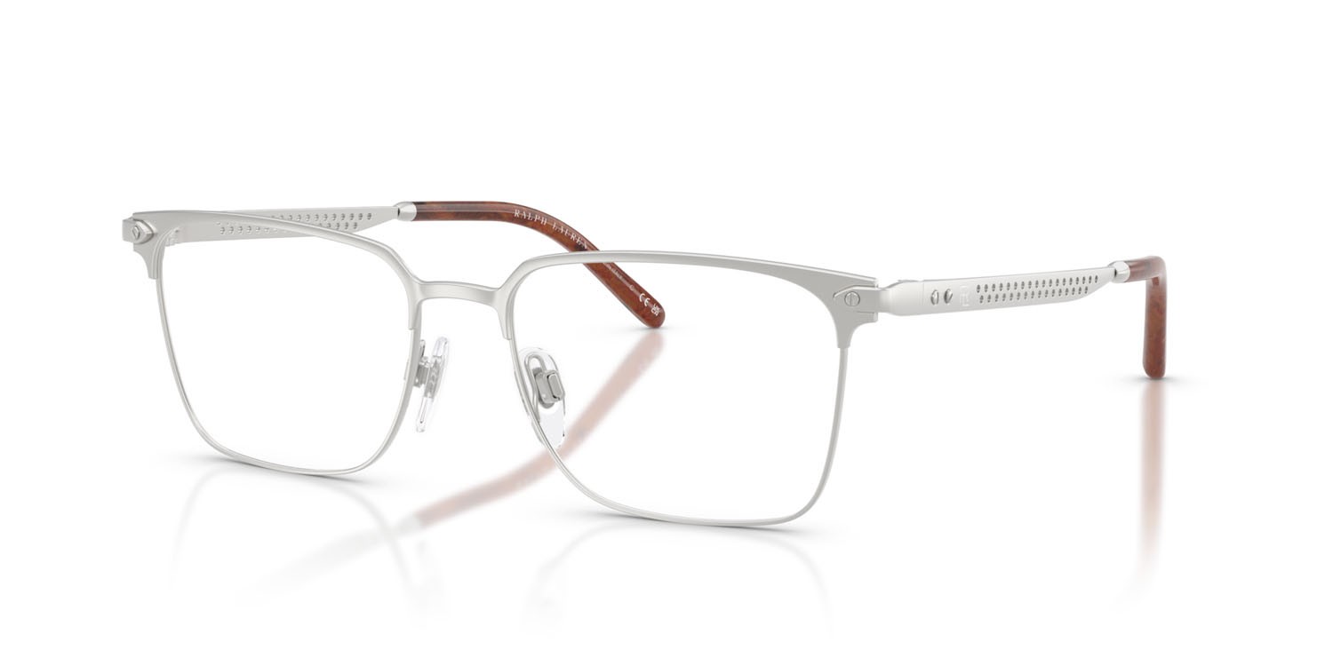 Occhiali da vista Ralph Lauren RL 5133 (9466) colore argento semi-brillante forma quadrato lenti lente demo