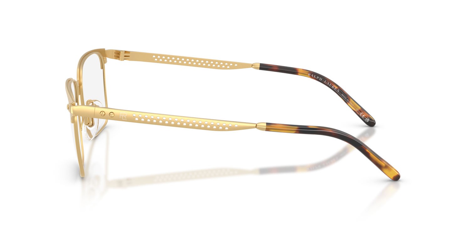 Occhiali da vista Ralph Lauren RL 5133 (9477) colore oro semi lucido forma quadrato lenti lente demo