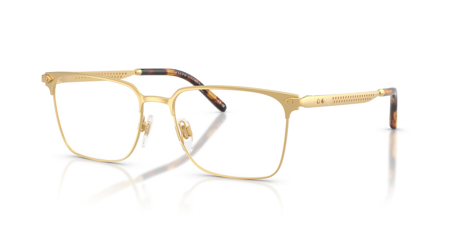 Occhiali da vista Ralph Lauren RL 5133 (9477) colore oro semi lucido forma quadrato lenti lente demo