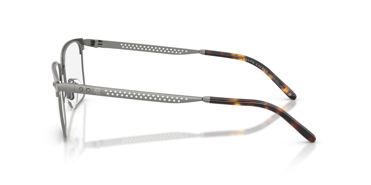 Occhiali da vista Ralph Lauren RL 5133 (9479) colore gunmetal scuro semi-brillante forma quadrato lenti lente demo