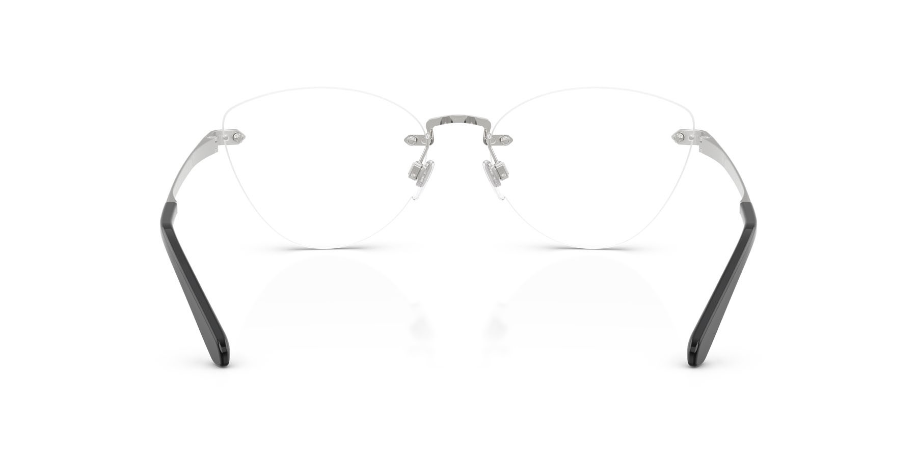 Occhiali da vista Ralph Lauren RL 5134 (9001) colore argento lucido forma cat eye lenti lente demo