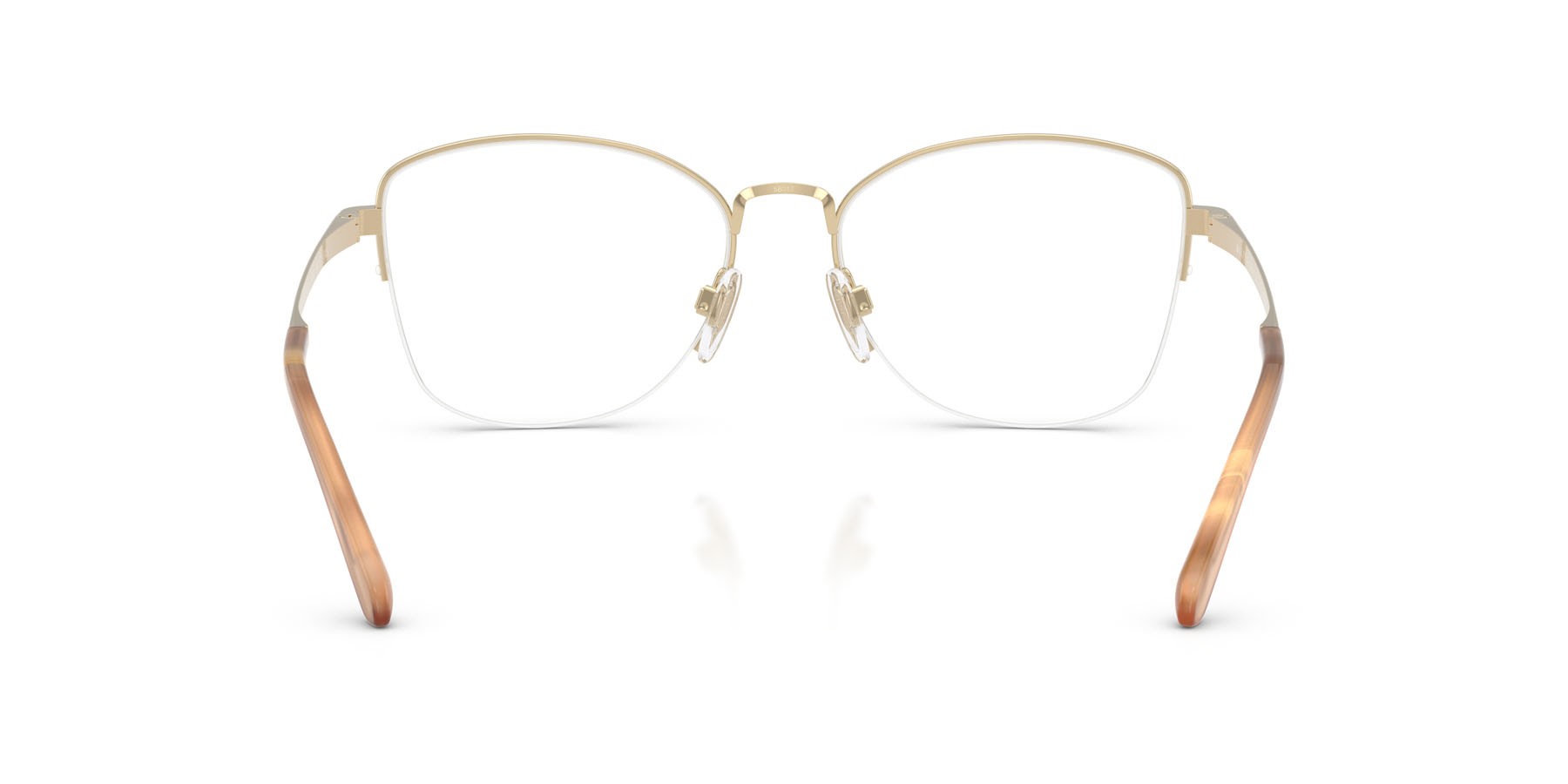 Eyeglasses Ralph Lauren RL 5135 (9116) color oro pallido lucido shape cat eye lenses lente demo