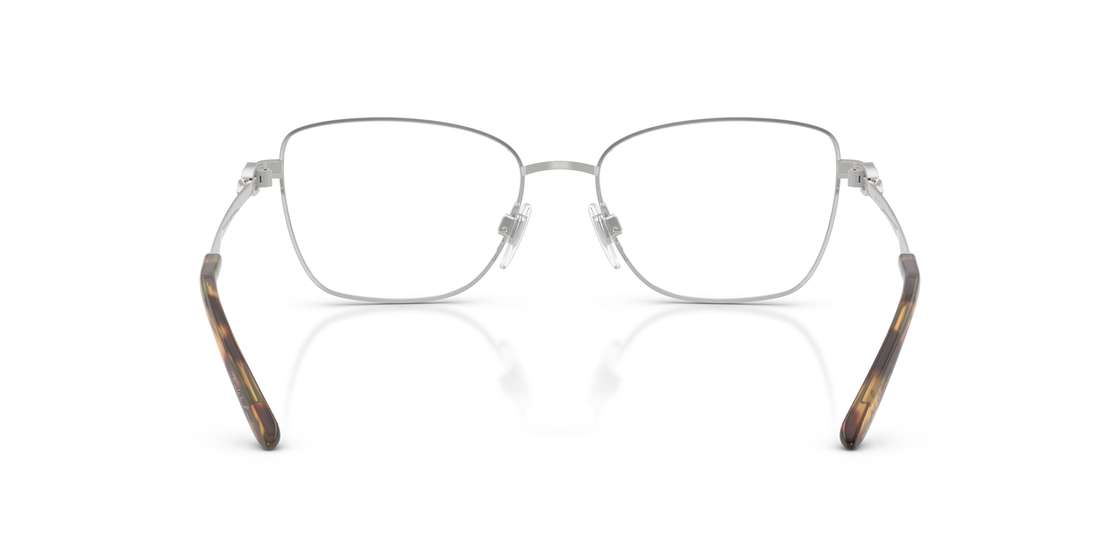 Occhiali da vista Ralph Lauren RL 5136 (9001) colore argento lucido forma quadrato lenti lente demo