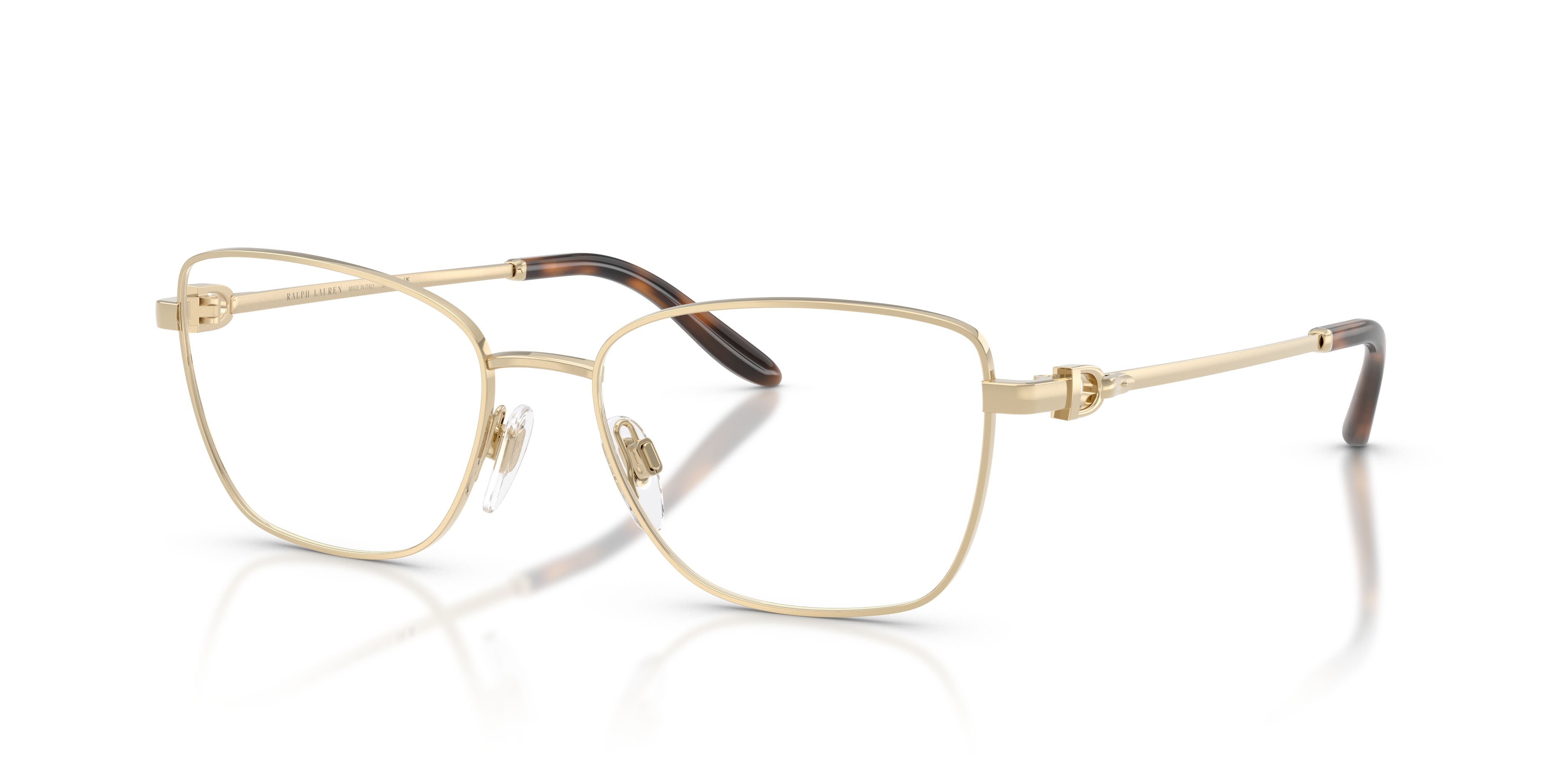 Occhiali da vista Ralph Lauren RL 5136 (9116) colore oro pallido forma quadrato lenti lente demo
