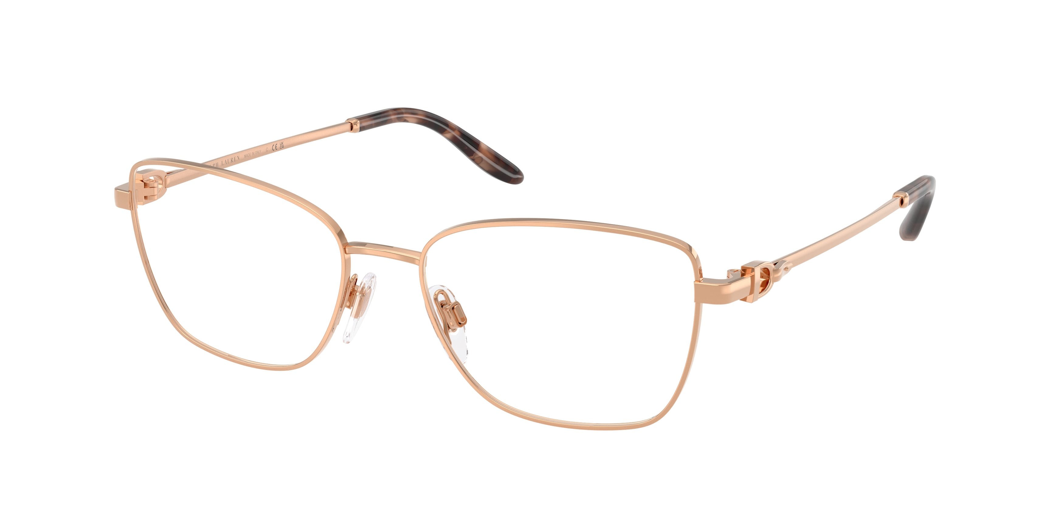 Occhiali da vista Ralph Lauren RL 5136 (9329) colore oro rose forma quadrato lenti lente demo