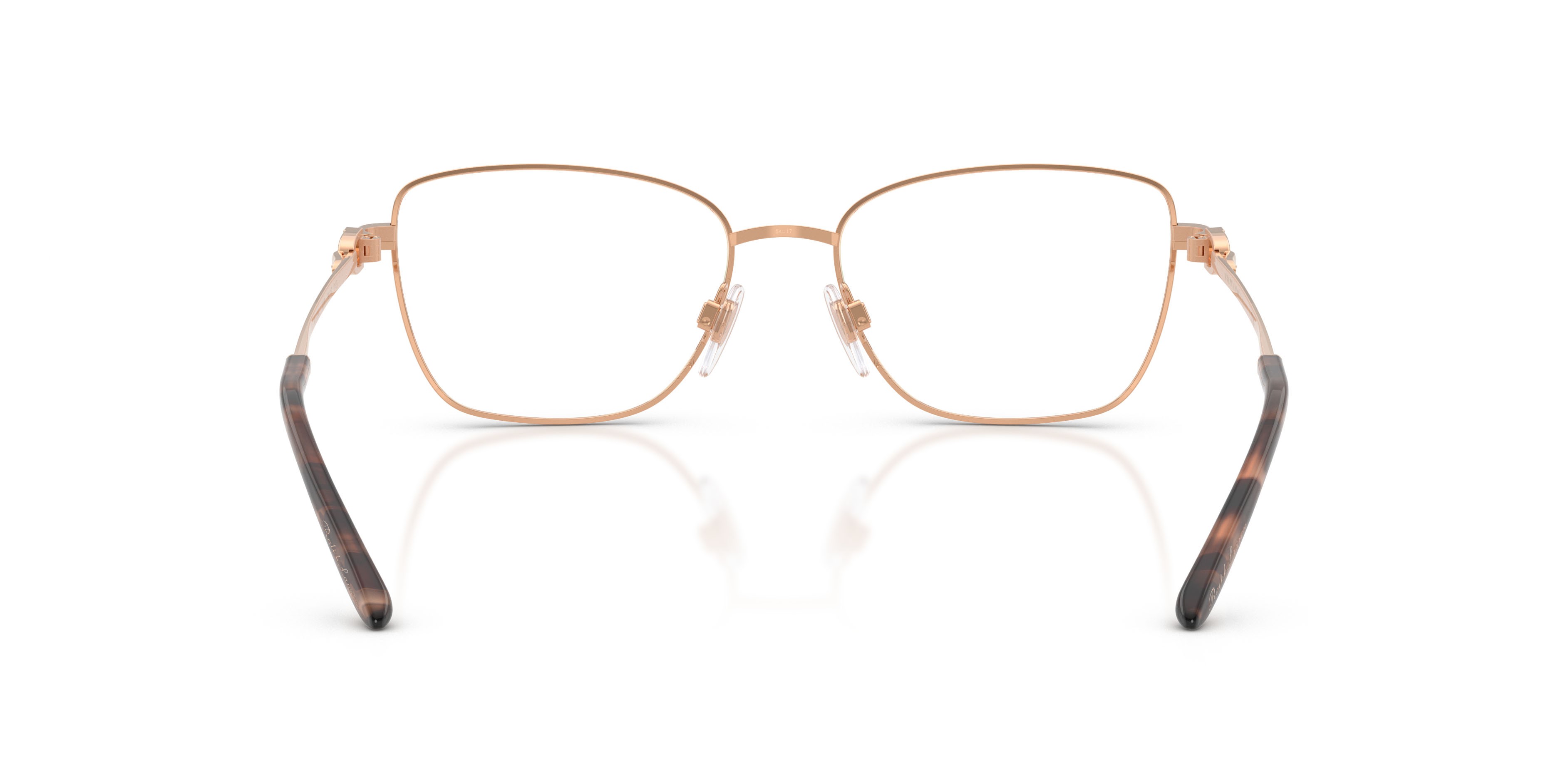 Occhiali da vista Ralph Lauren RL 5136 (9329) colore oro rose forma quadrato lenti lente demo