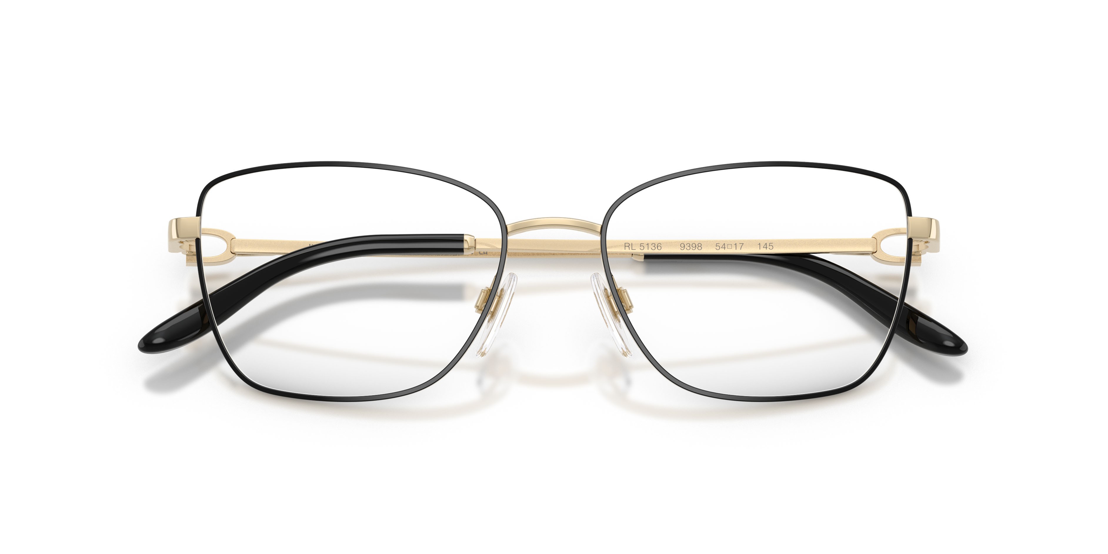 Occhiali da vista Ralph Lauren RL 5136 (9398) colore oro pallido forma quadrato lenti lente demo