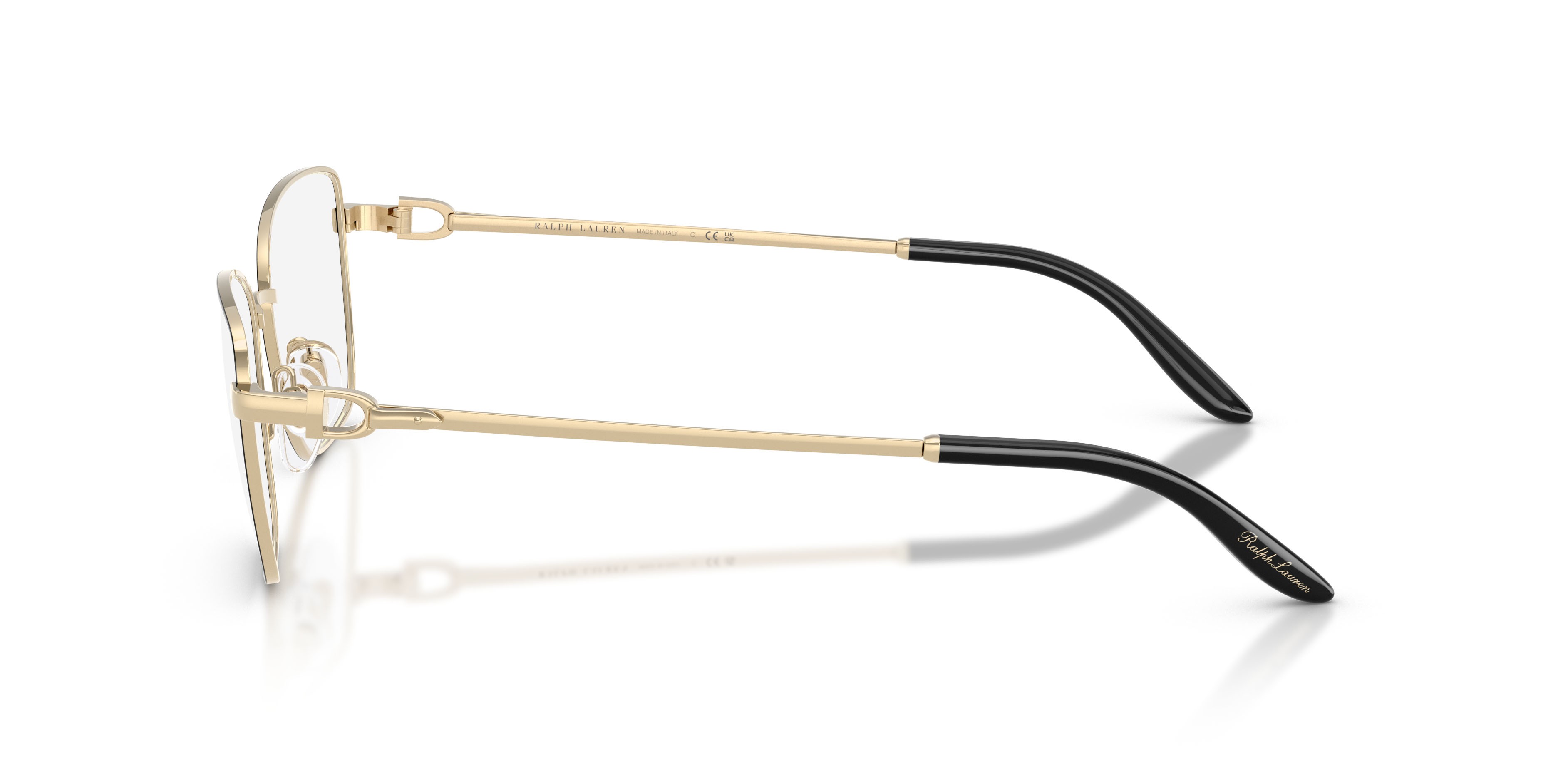 Occhiali da vista Ralph Lauren RL 5136 (9398) colore oro pallido forma quadrato lenti lente demo