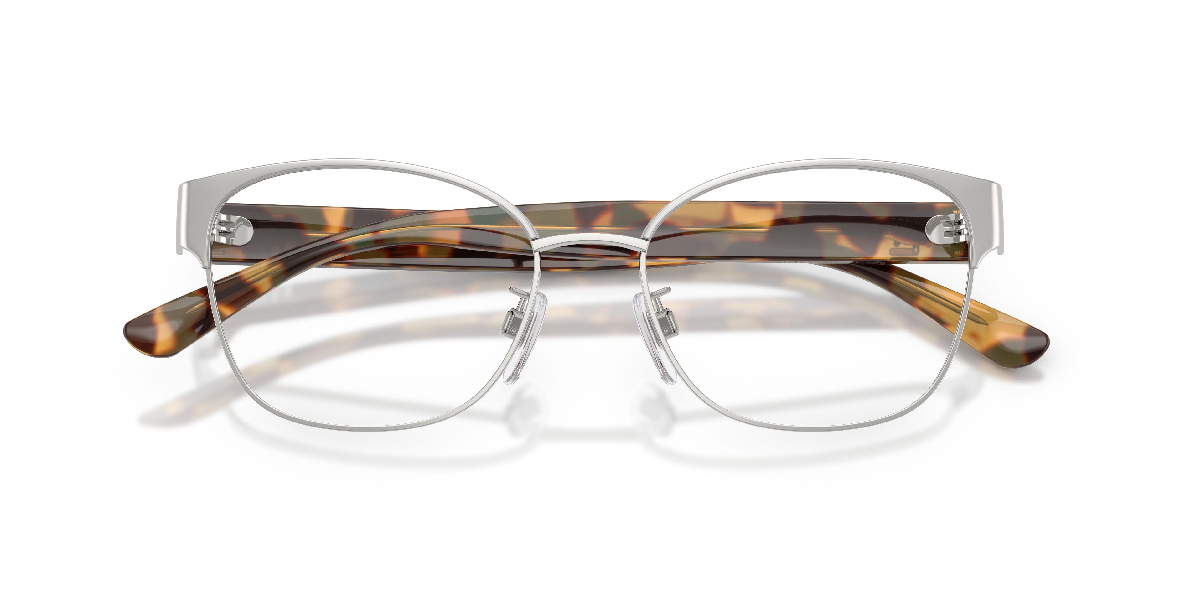 Occhiali da vista Ralph Lauren RL 5137 (9001) colore argento semi-brillante forma quadrato lenti lente demo