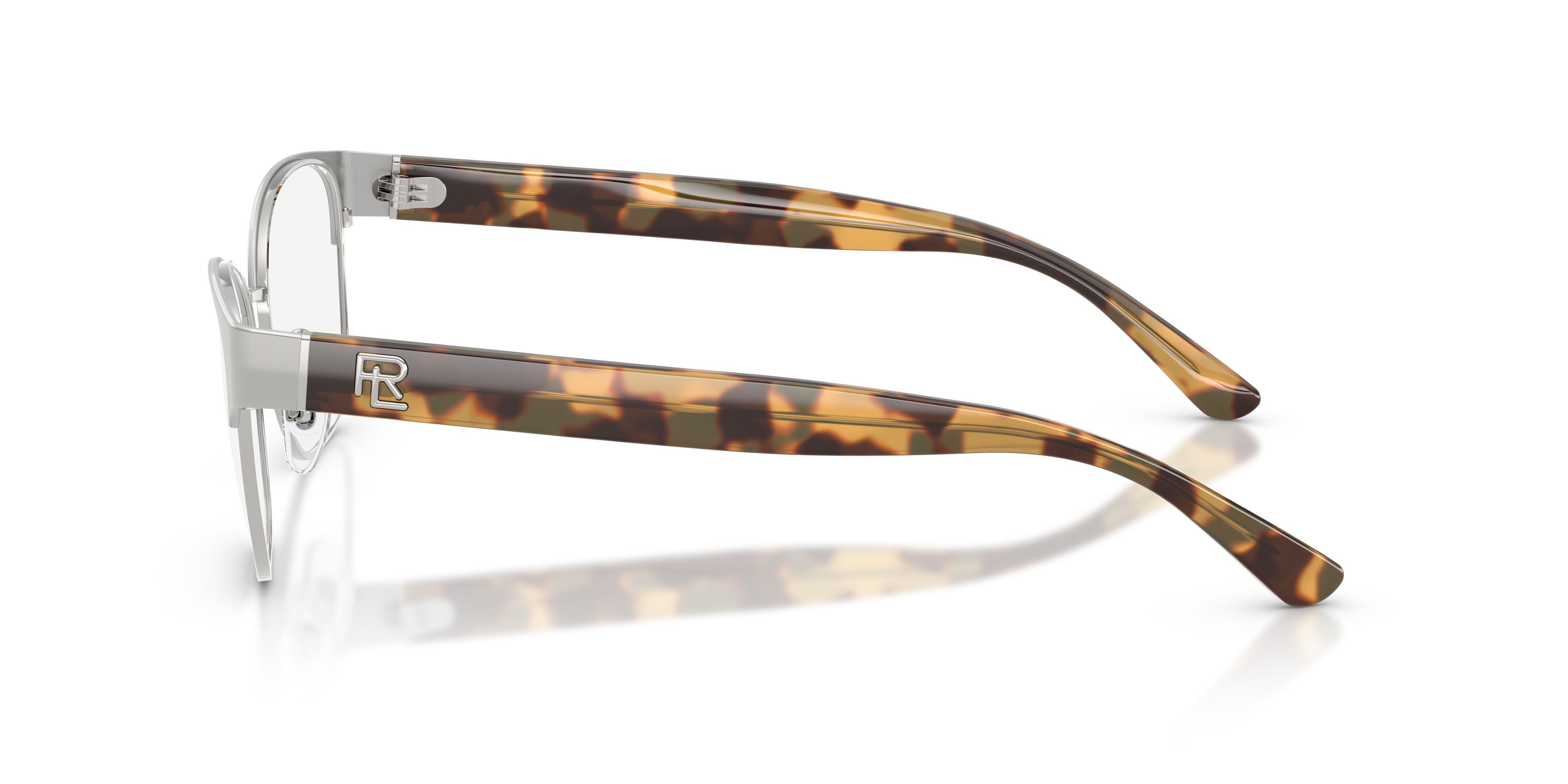 Occhiali da vista Ralph Lauren RL 5137 (9001) colore argento semi-brillante forma quadrato lenti lente demo