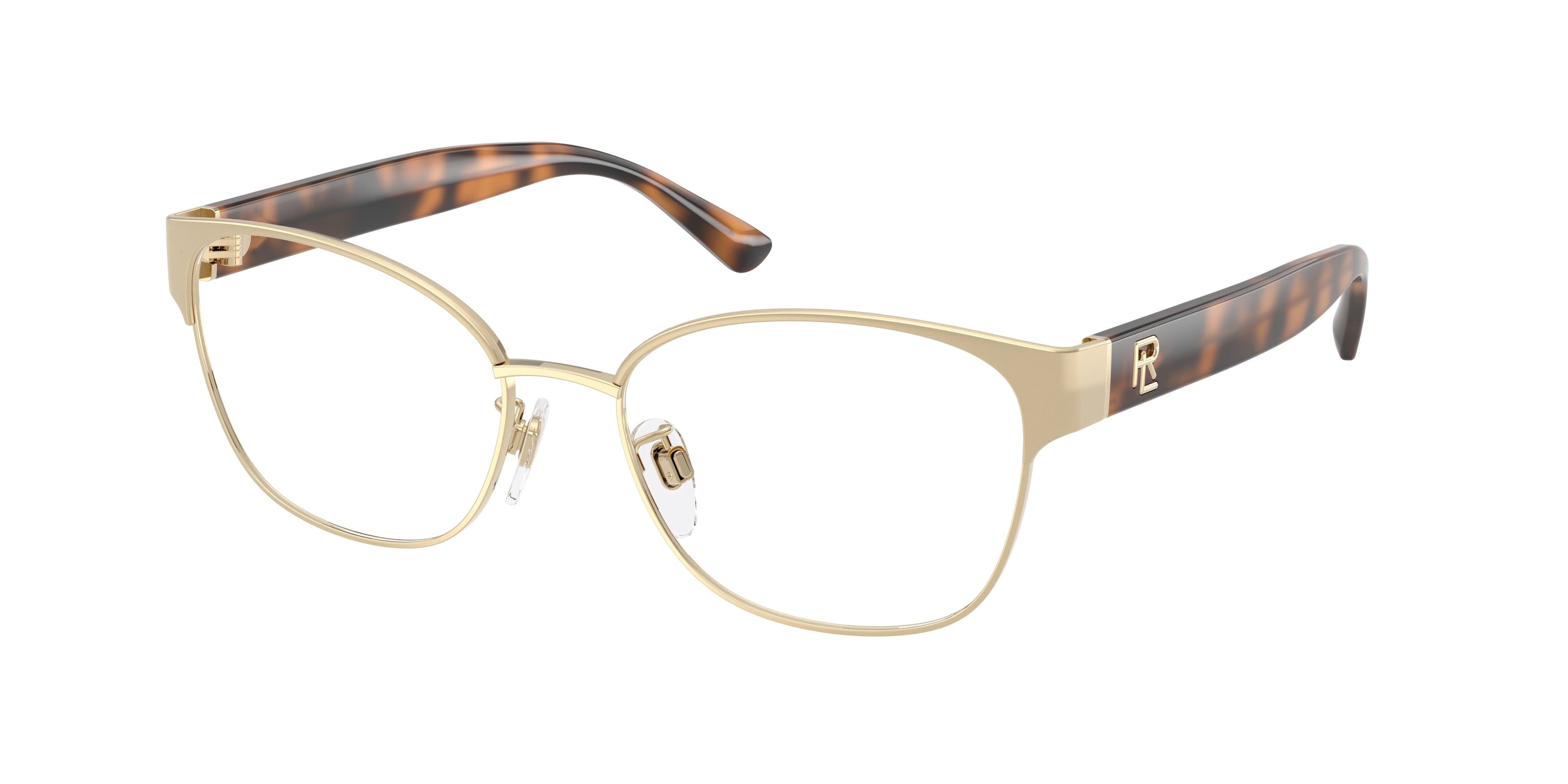 Occhiali da vista Ralph Lauren RL 5137 (9116) colore oro pallido forma quadrato lenti lente demo