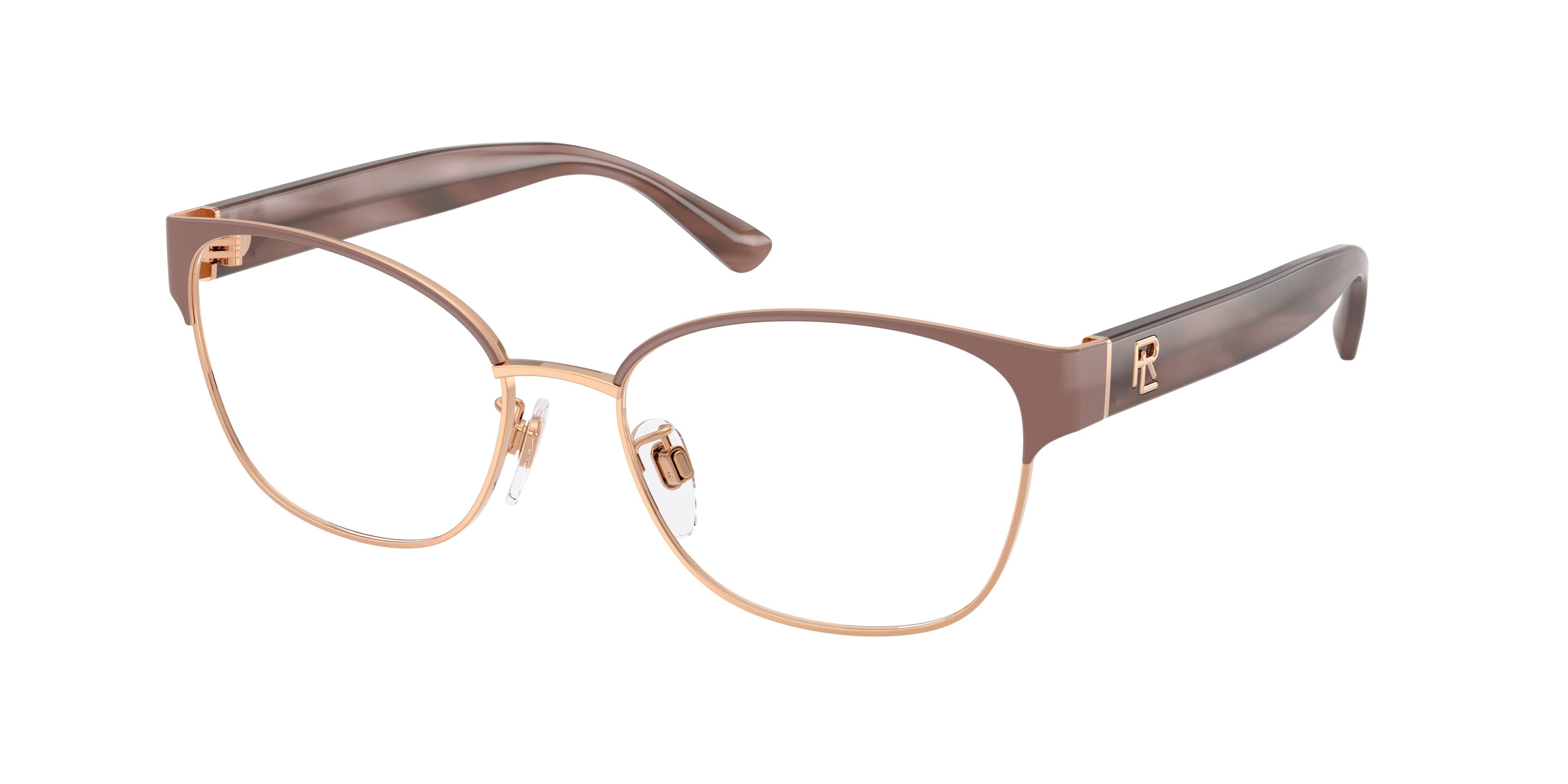 Occhiali da vista Ralph Lauren RL 5137 (9489) colore oro rose forma quadrato lenti lente demo