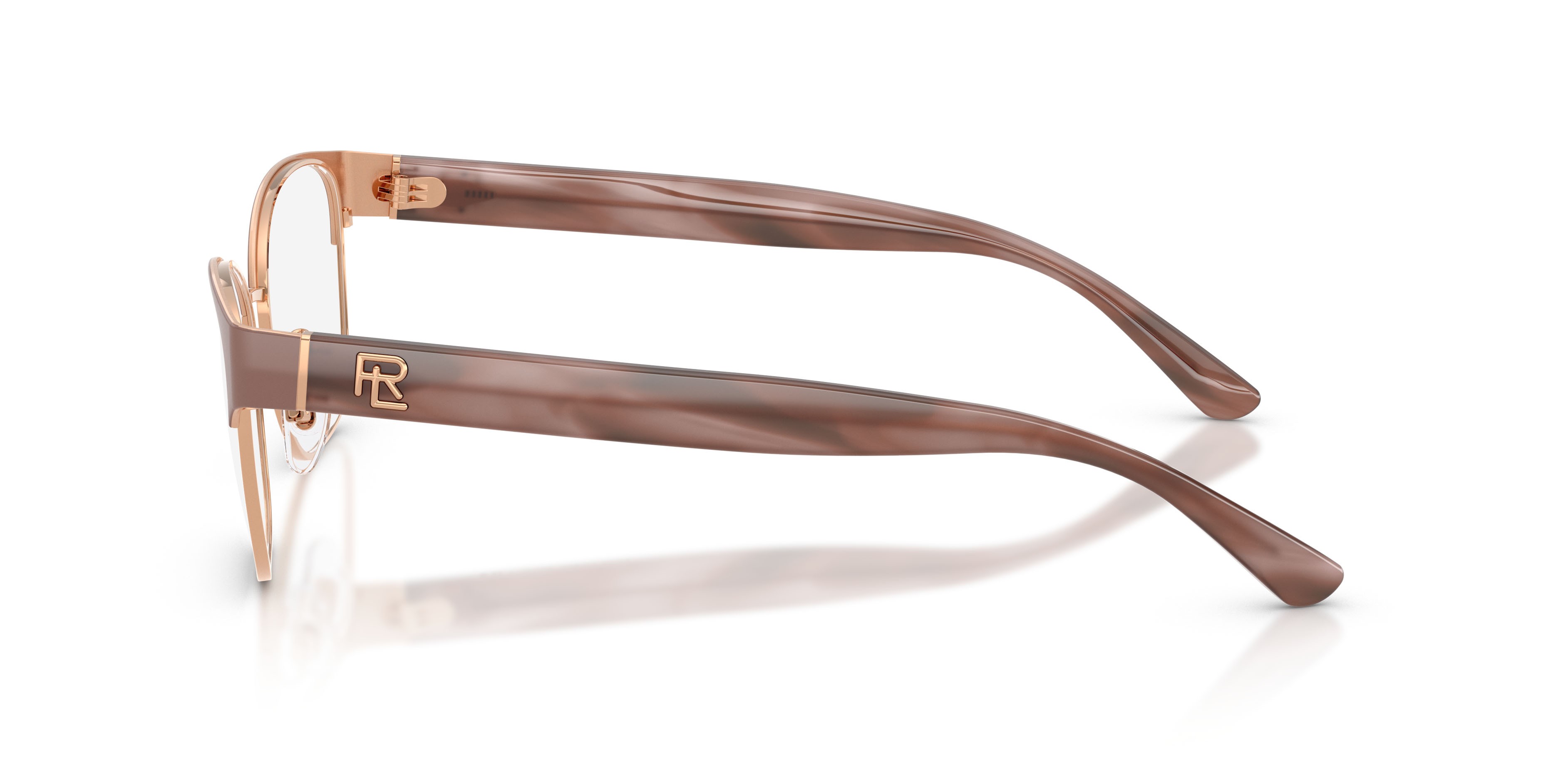 Occhiali da vista Ralph Lauren RL 5137 (9489) colore oro rose forma quadrato lenti lente demo
