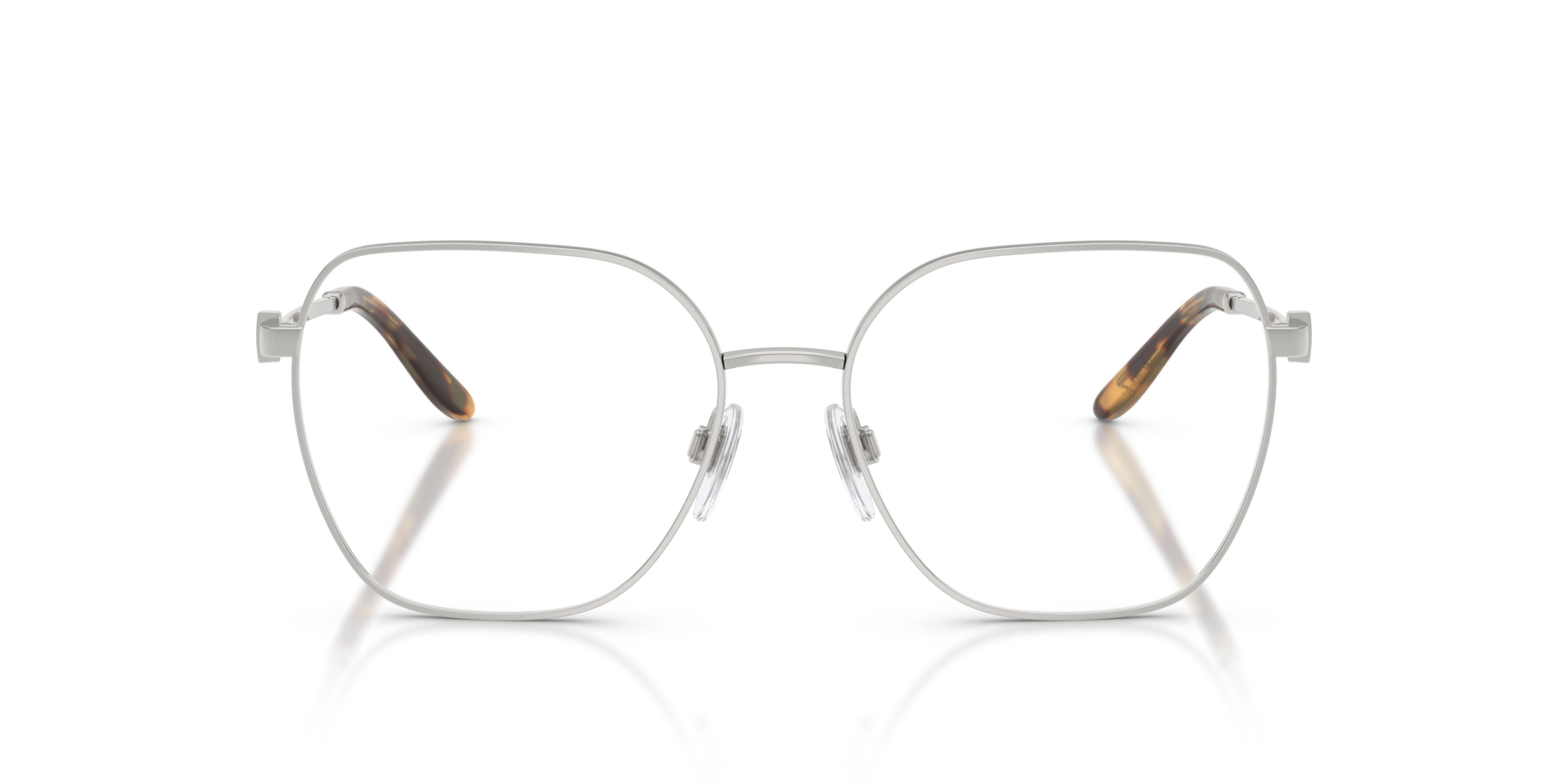 Occhiali da vista Ralph Lauren RL 5138 (9001) colore argento lucido forma quadrato lenti lente demo