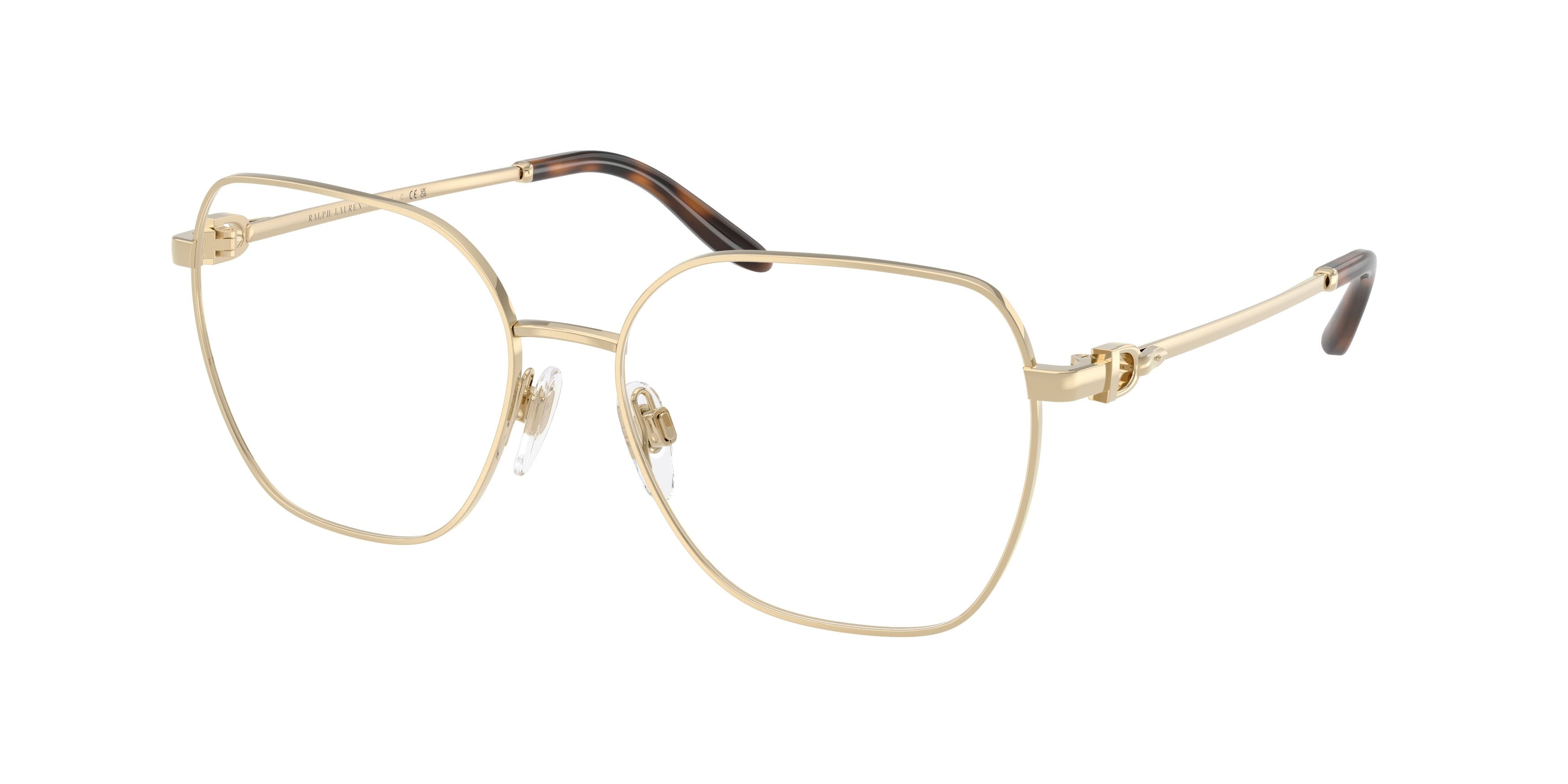 Occhiali da vista Ralph Lauren RL 5138 (9116) colore oro pallido forma quadrato lenti lente demo