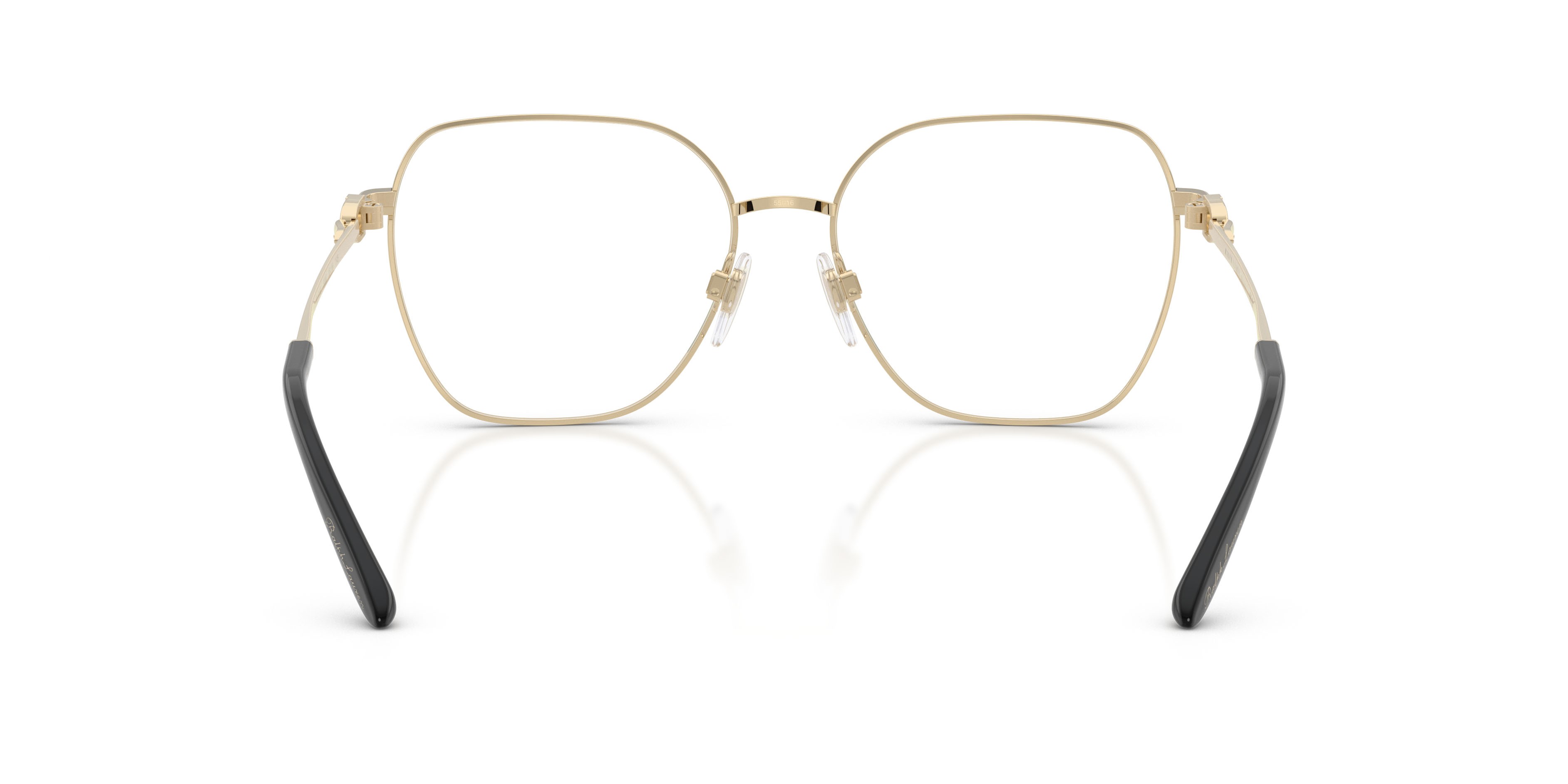 Occhiali da vista Ralph Lauren RL 5138 (9398) colore nero/oro pallido forma quadrato lenti lente demo