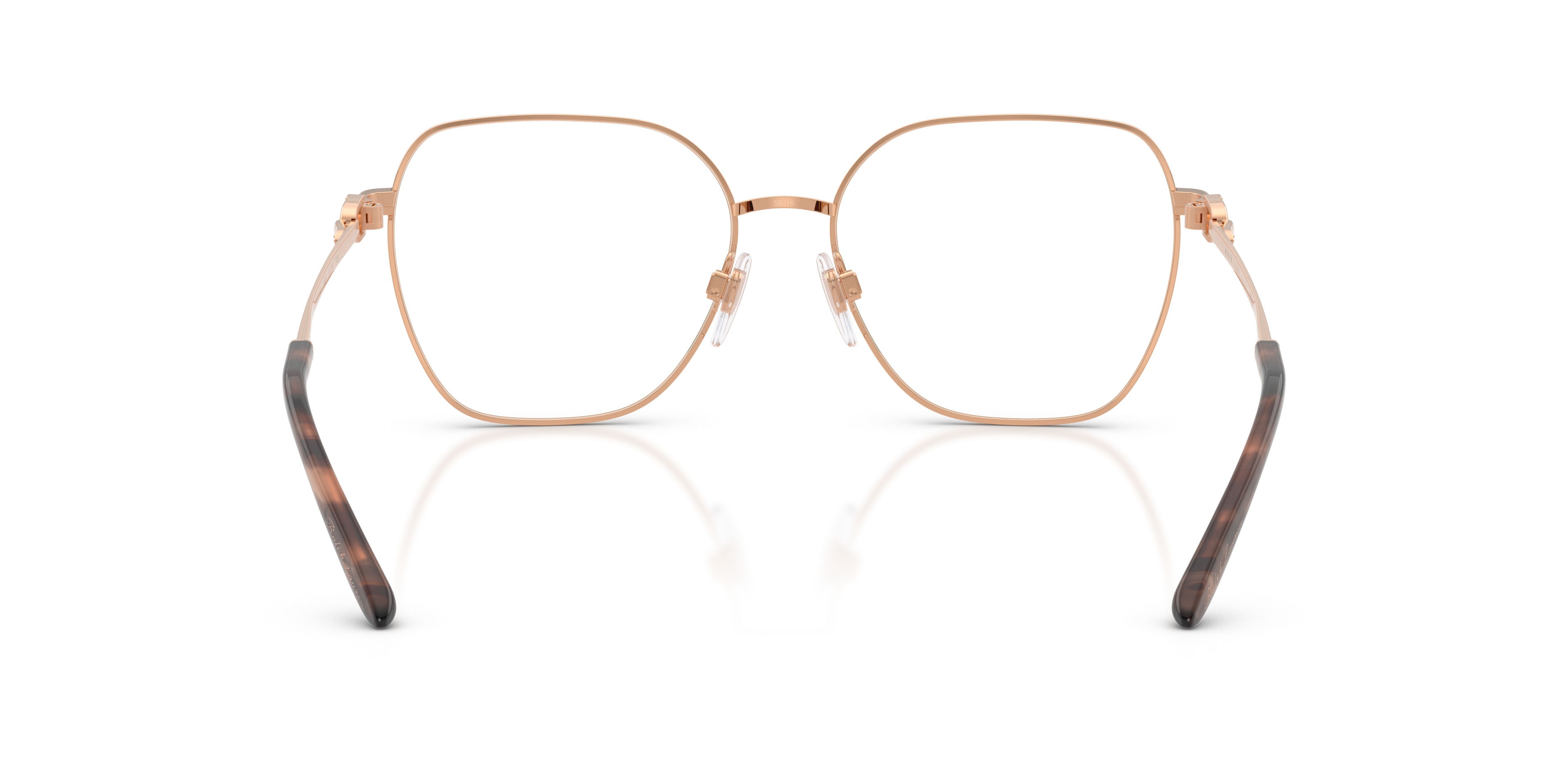 Occhiali da vista Ralph Lauren RL 5138 (9488) colore rosa cipria/oro rose forma quadrato lenti lente demo
