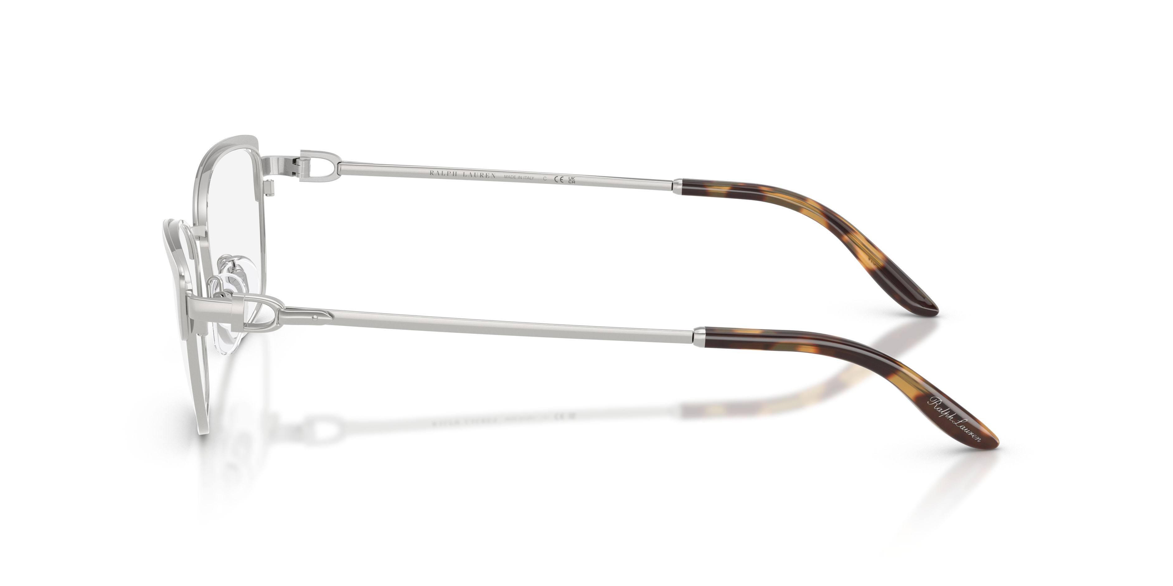 Occhiali da vista Ralph Lauren RL 5139 (9001) colore argento forma quadrato lenti lente demo