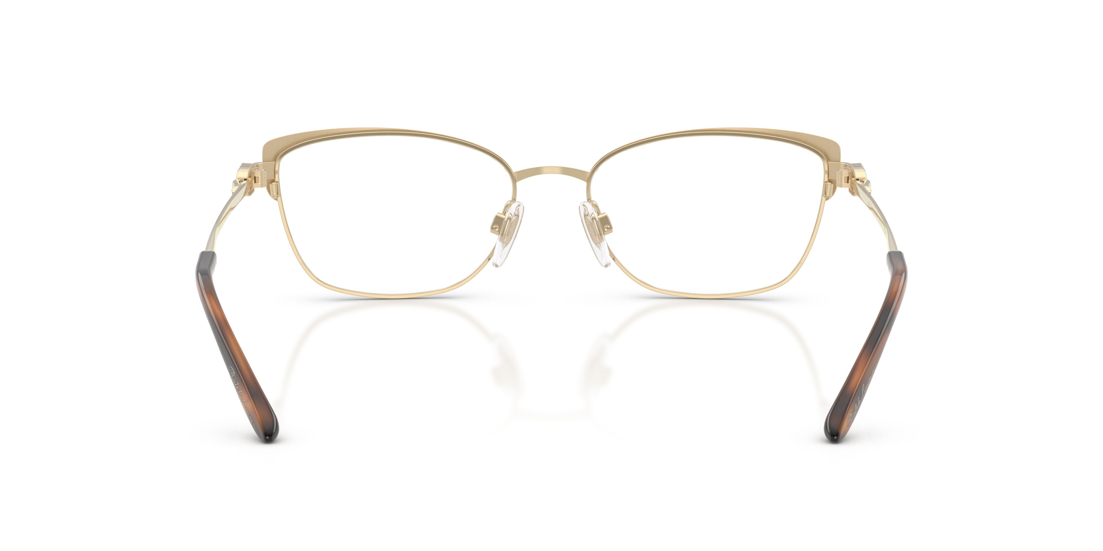 Occhiali da vista Ralph Lauren RL 5139 (9116) colore nero/oro pallido forma quadrato lenti lente demo