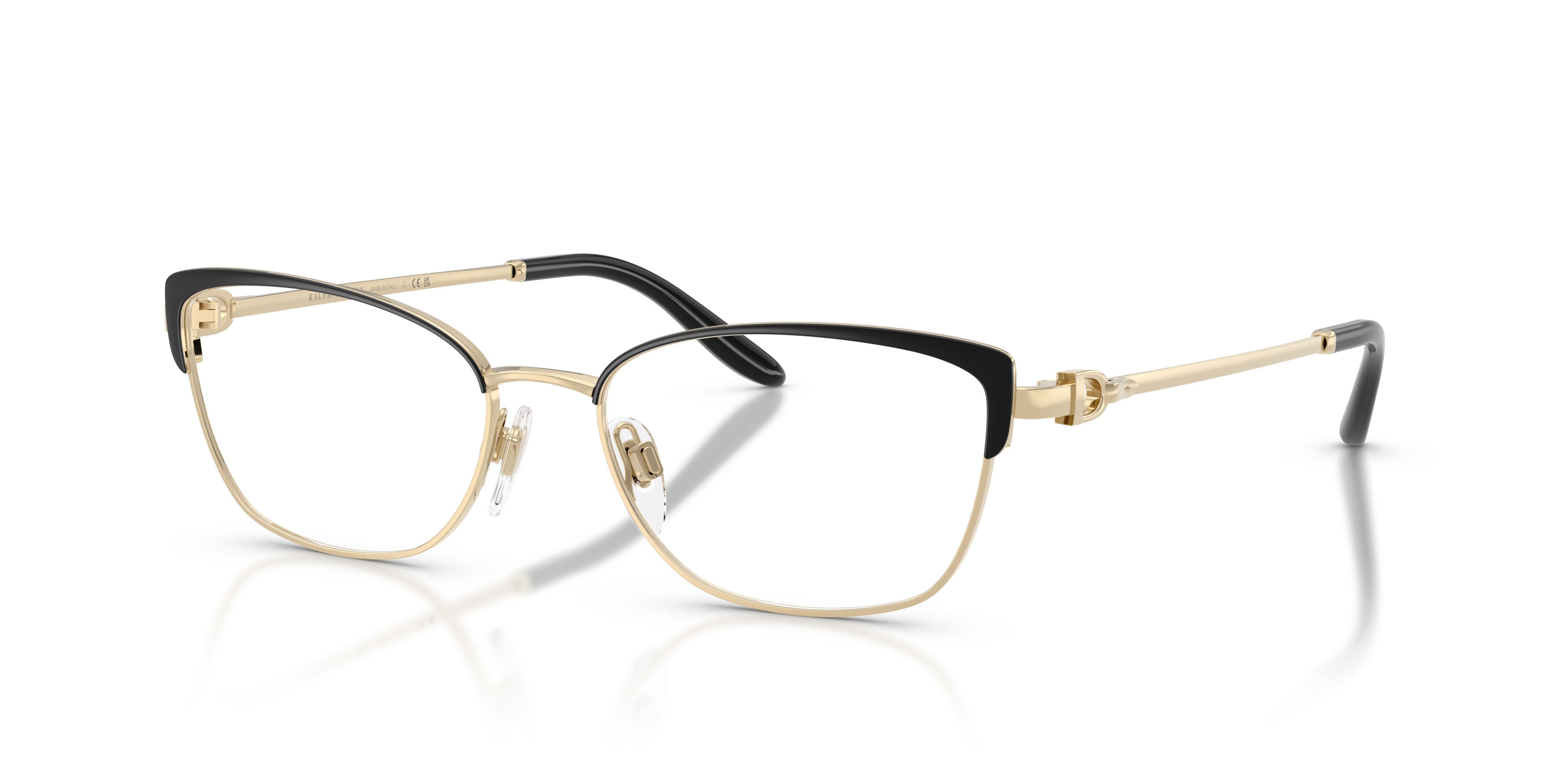 Occhiali da vista Ralph Lauren RL 5139 (9452) colore nero/oro pallido forma quadrato lenti lente demo