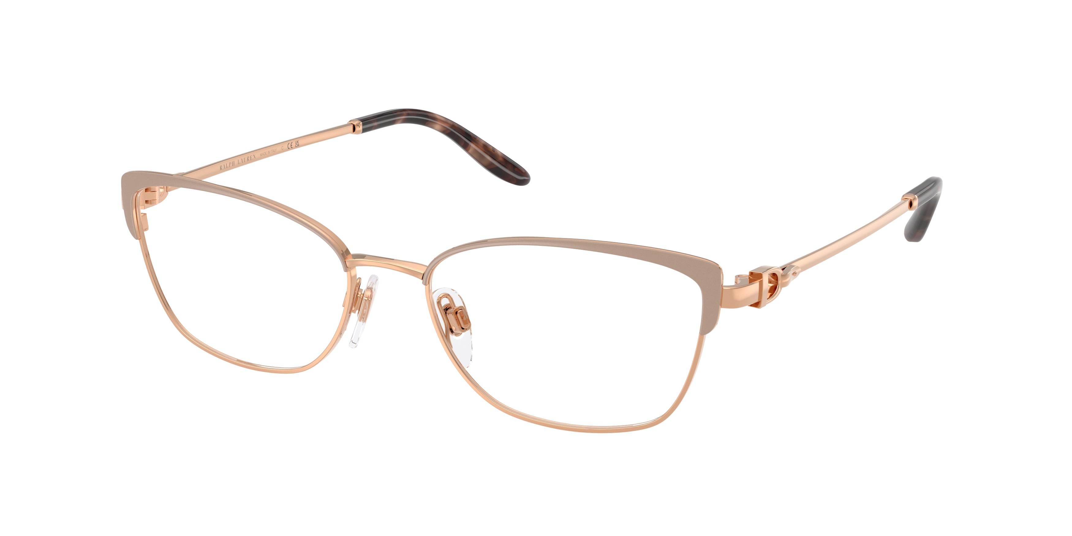 Occhiali da vista Ralph Lauren RL 5139 (9488) colore rosa cipria/oro rose forma quadrato lenti lente demo