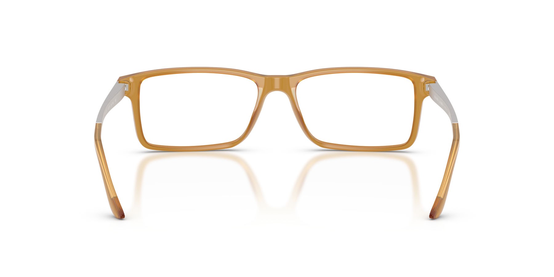 Eyeglasses Ralph Lauren RL 6128 (5275) color miele opalino shape rectangle lenses lente demo