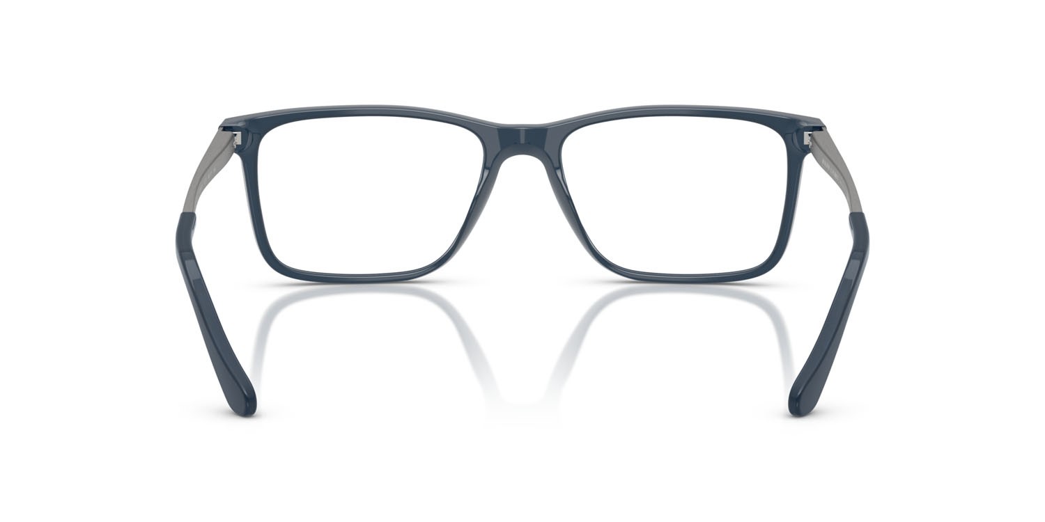 Occhiali da vista Ralph Lauren RL 6133 (5377) colore navy lucido/blu opalino forma rettangolare lenti lente demo