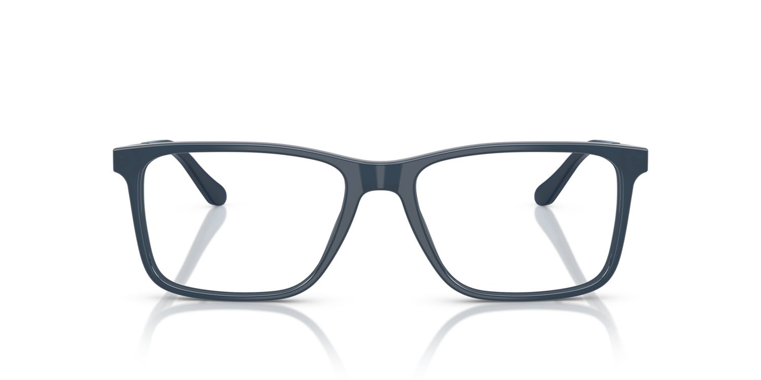 Occhiali da vista Ralph Lauren RL 6133 (5377) colore navy lucido/blu opalino forma rettangolare lenti lente demo