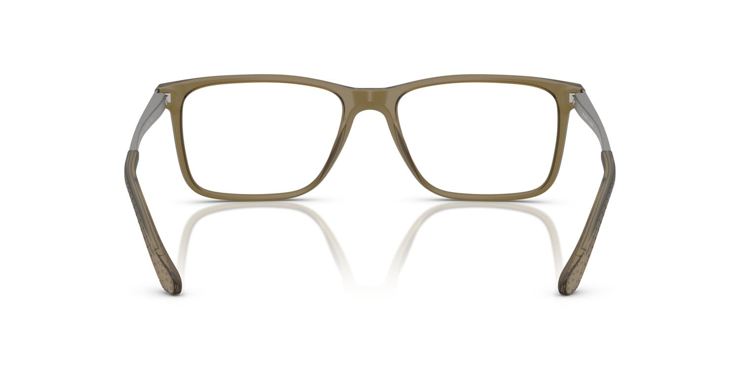 Occhiali da vista Ralph Lauren RL 6133 (5854) colore kaki opalino opaco forma rettangolare lenti lente demo