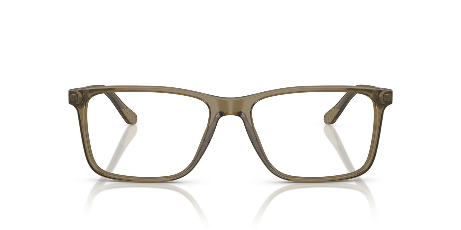 Occhiali da vista Ralph Lauren RL 6133 (5854) colore kaki opalino opaco forma rettangolare lenti lente demo