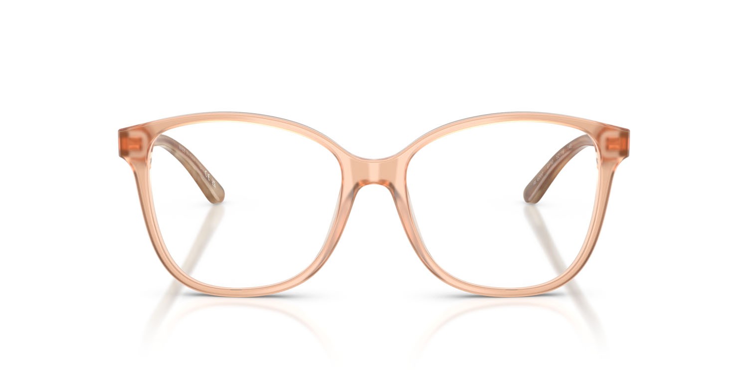 Eyeglasses Ralph Lauren RL 6222 (6110) color rosa trasparente shape cat eye lenses lente demo
