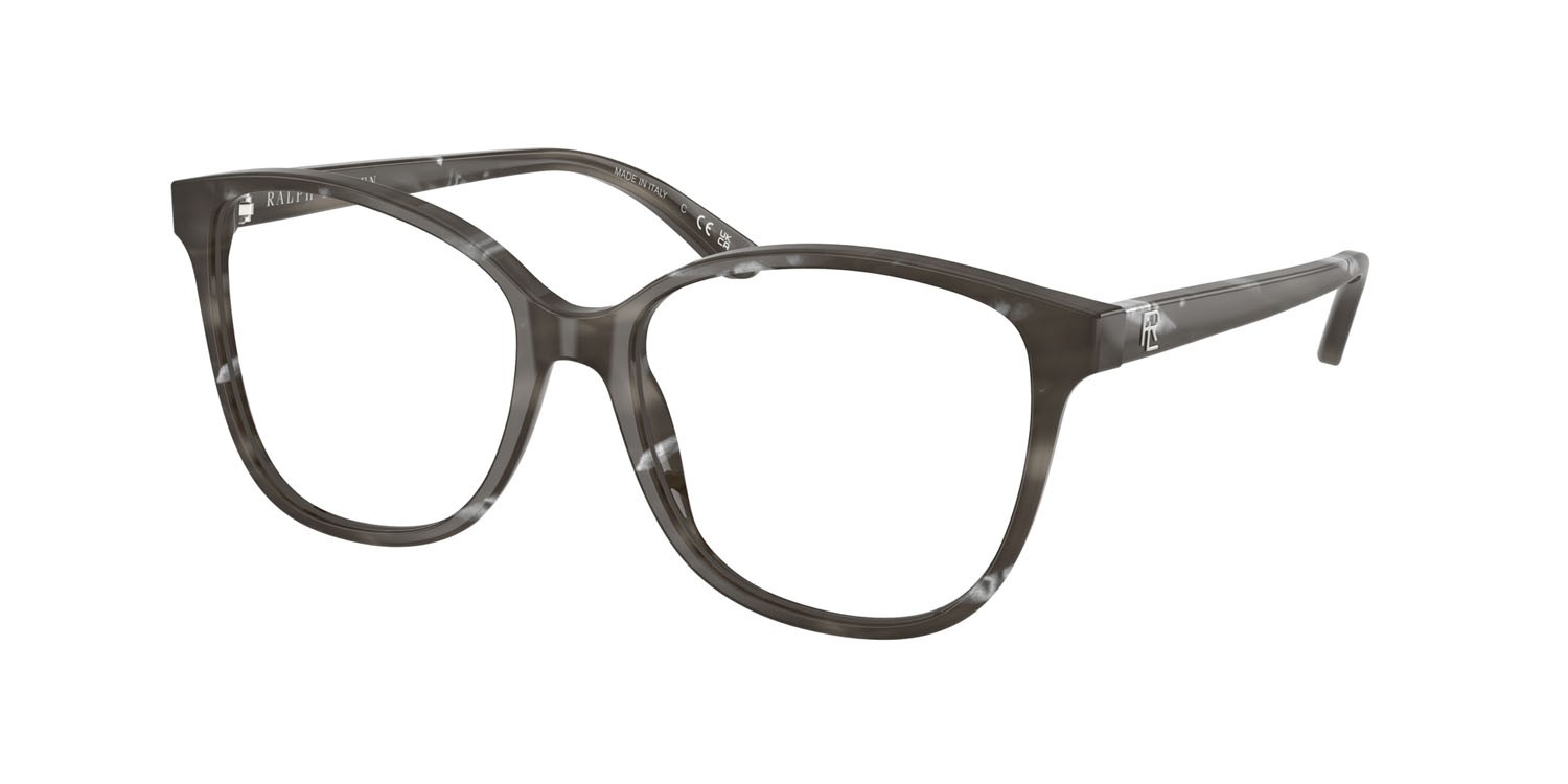 Eyeglasses Ralph Lauren RL 6222 (6175) color oystershell black shape cat eye lenses lente demo