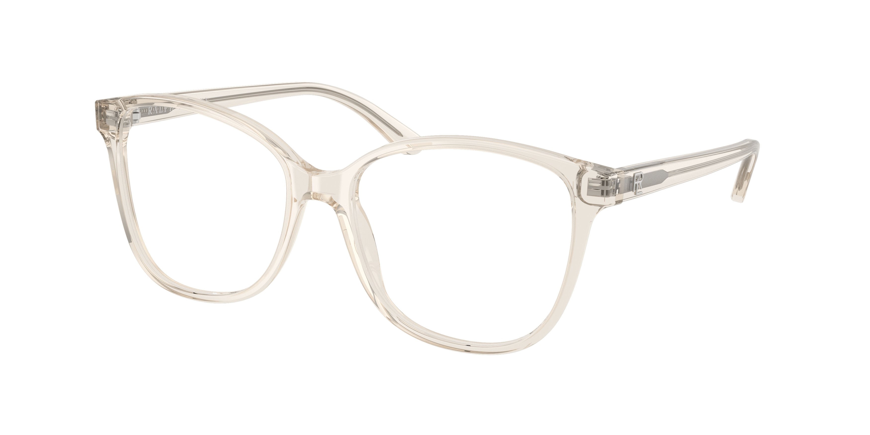 Occhiali da vista Ralph Lauren RL 6222 (6359) colore beige trasparente forma cat eye lenti lente demo