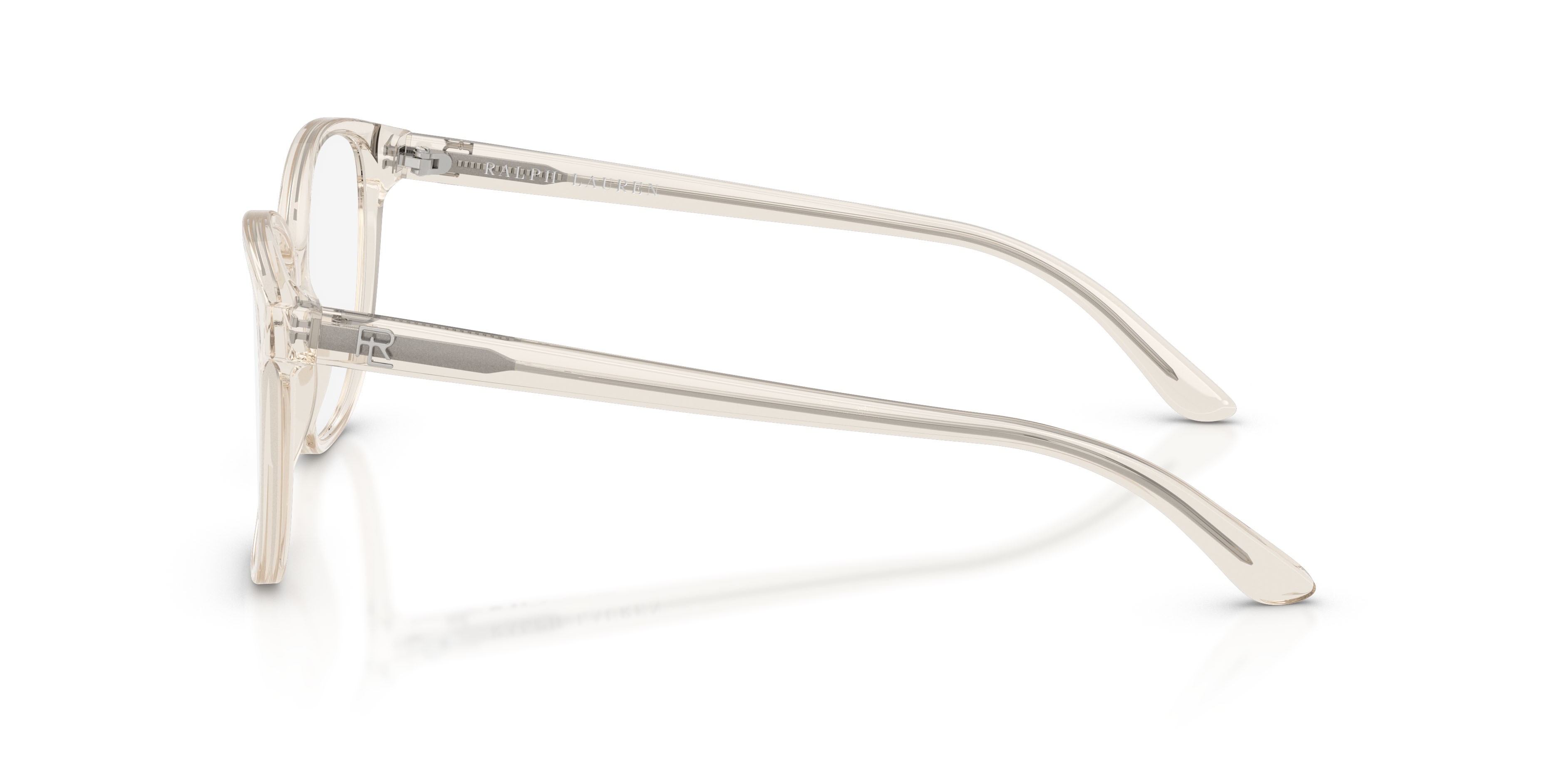 Occhiali da vista Ralph Lauren RL 6222 (6359) colore beige trasparente forma cat eye lenti lente demo