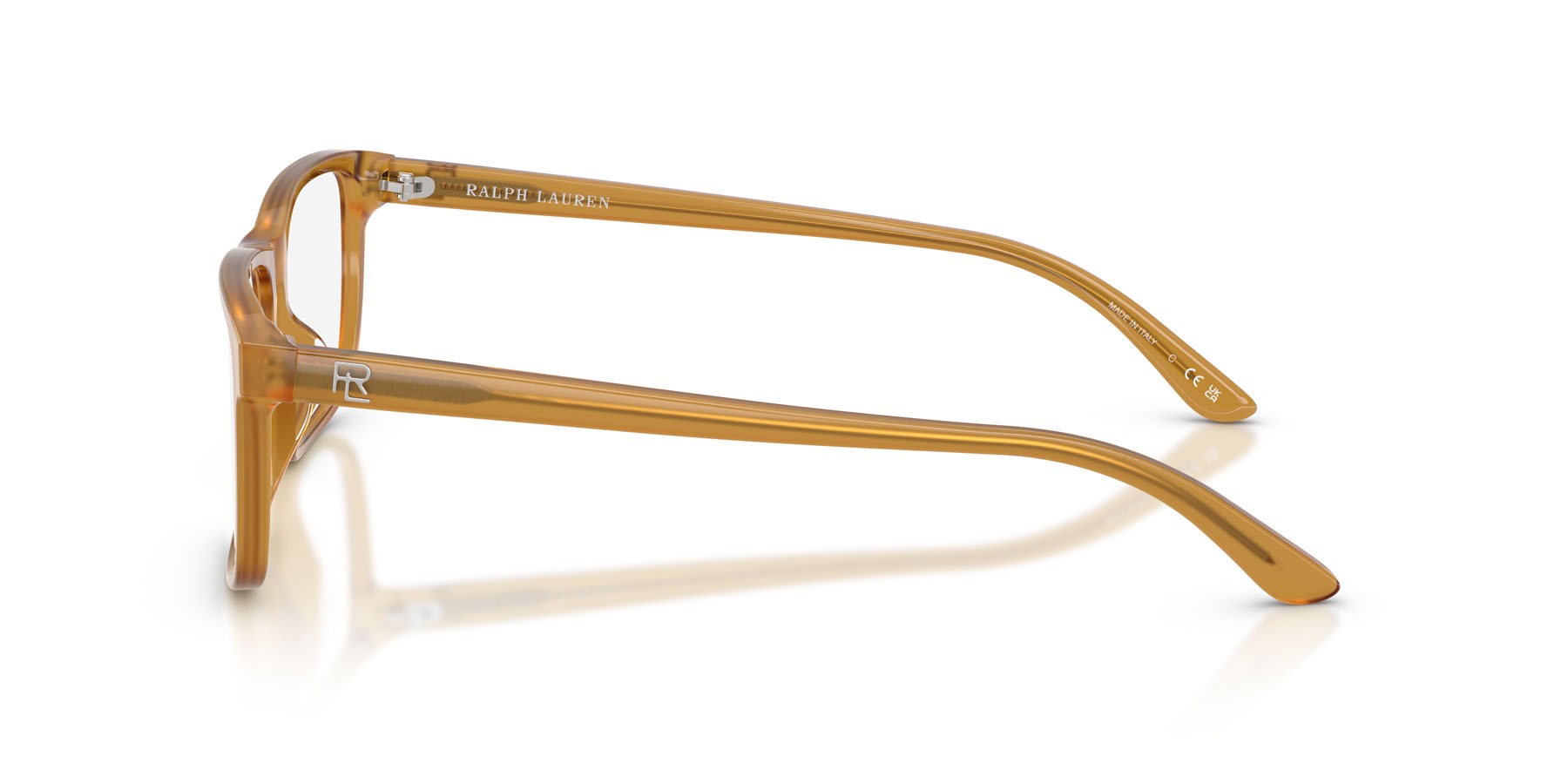 Eyeglasses Ralph Lauren RL 6225U (5275) color miele opalino shape rectangle lenses lente demo