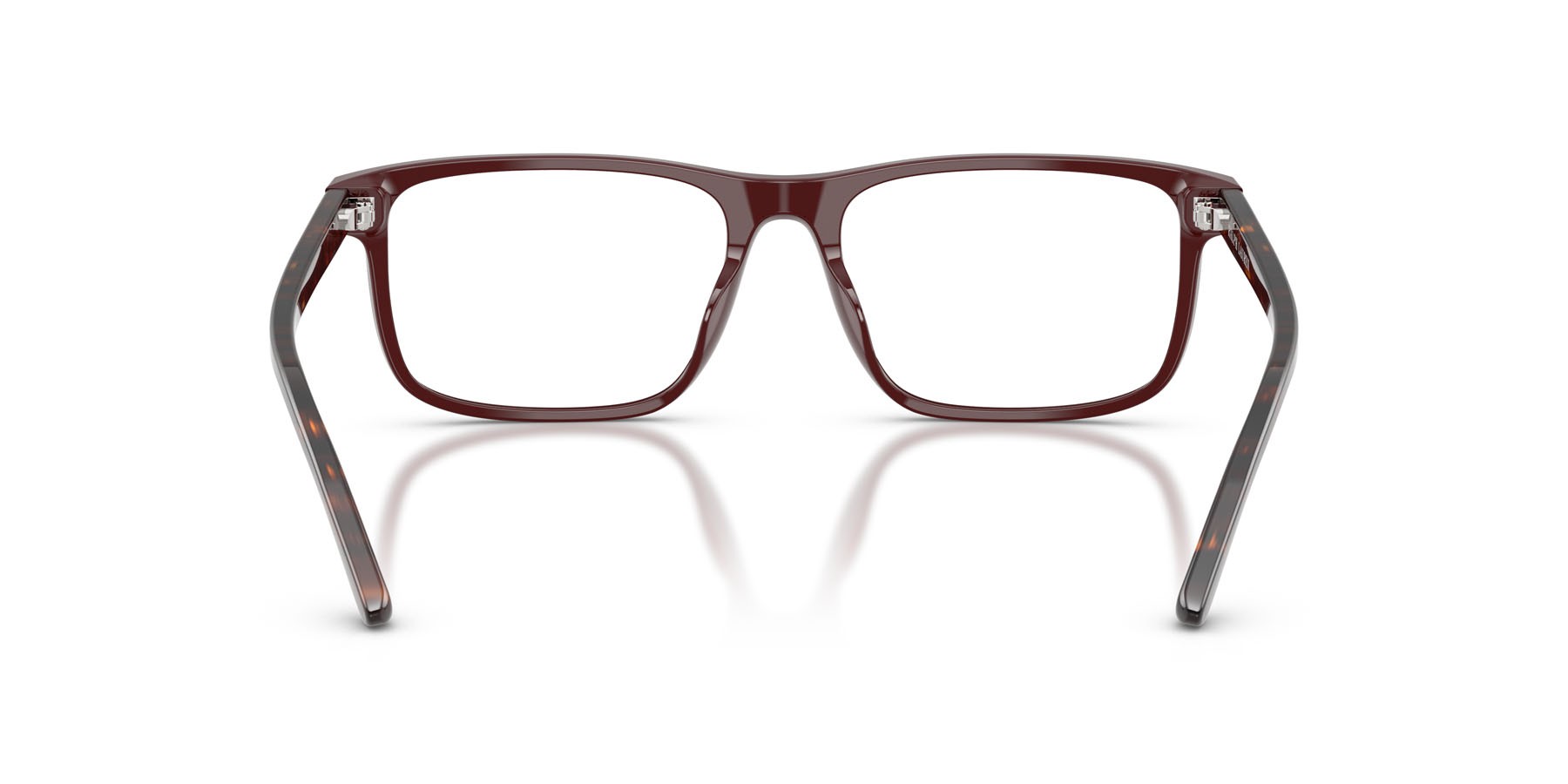 Eyeglasses Ralph Lauren RL 6225U (6311) color rosso tinta unita shape rectangle lenses lente demo