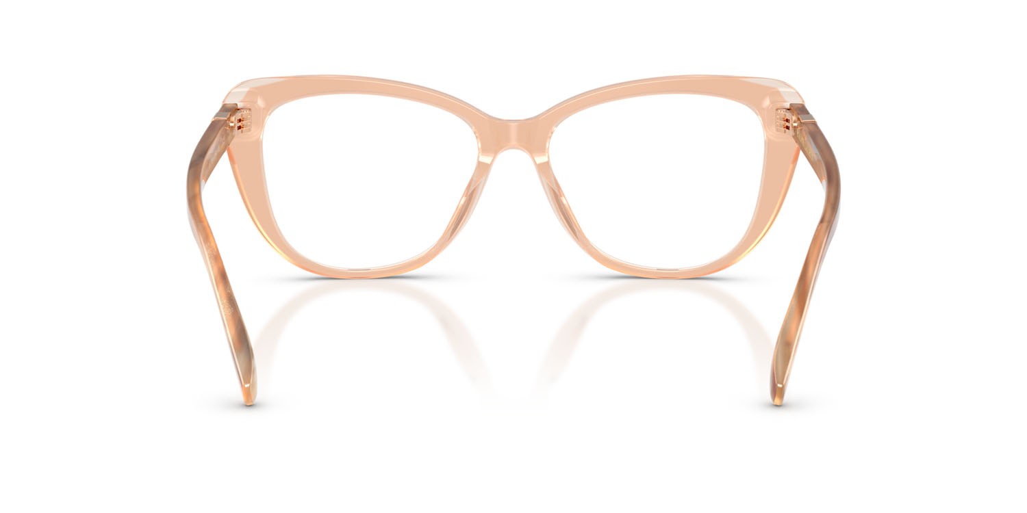 Occhiali da vista Ralph Lauren RL 6232U (6110) colore rosa trasparente forma cat eye lenti lente demo