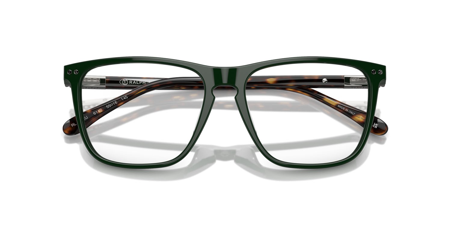 Eyeglasses Ralph Lauren RL 6242U (6140) color verde foresta shape square lenses lente demo