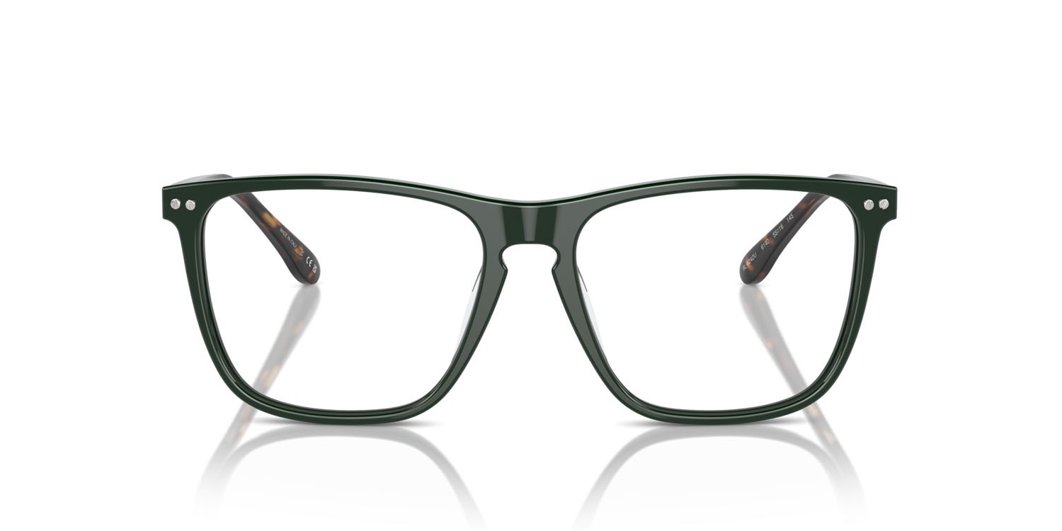 Eyeglasses Ralph Lauren RL 6242U (6140) color verde foresta shape square lenses lente demo