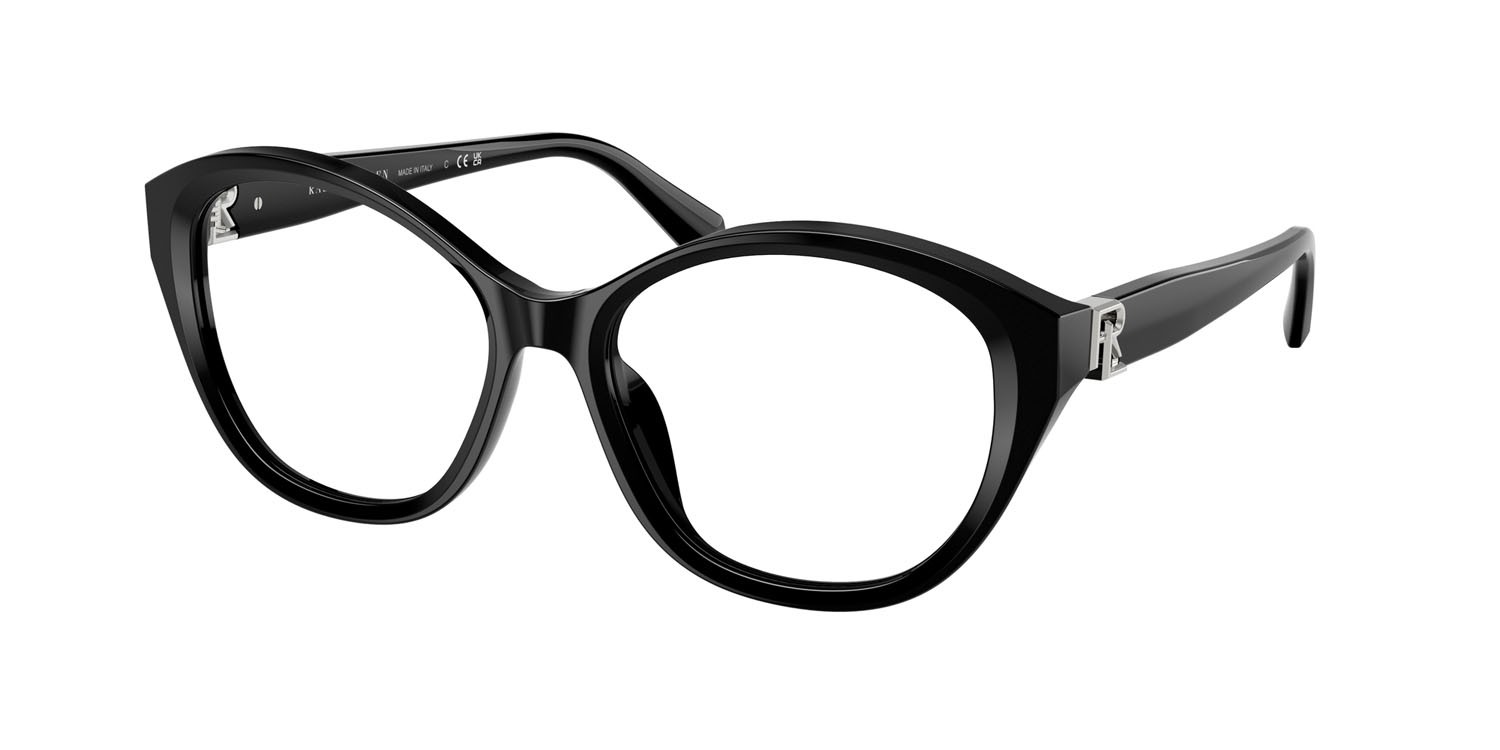 Eyeglasses Ralph Lauren RL 6246U (5001) color nero shape butterfly lenses lente demo