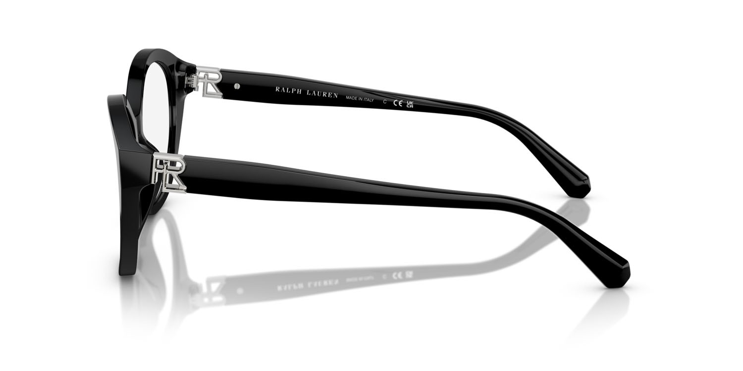 Eyeglasses Ralph Lauren RL 6246U (5001) color nero shape butterfly lenses lente demo
