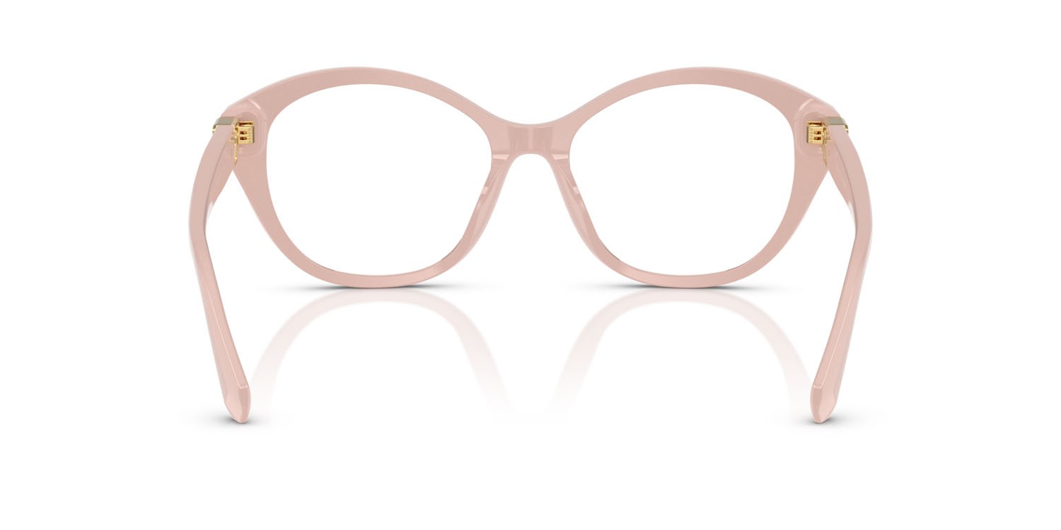 Occhiali da vista Ralph Lauren RL 6246U (6053) colore rosa tinta unita forma farfalla lenti lente demo