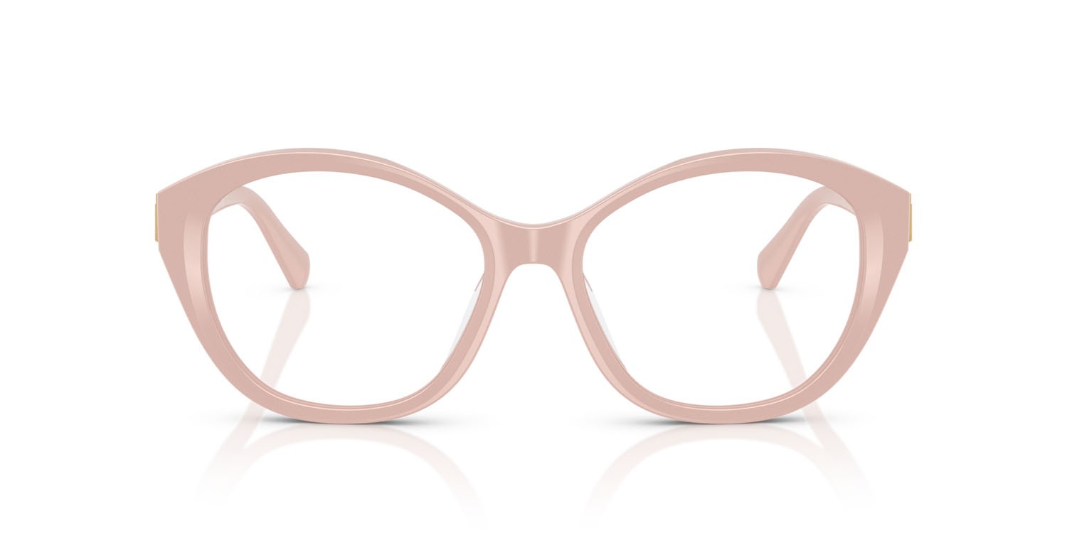 Occhiali da vista Ralph Lauren RL 6246U (6053) colore rosa tinta unita forma farfalla lenti lente demo