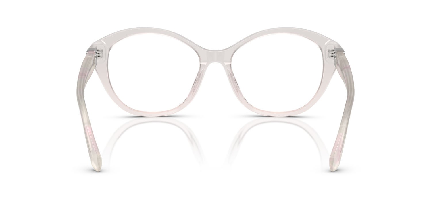 Eyeglasses Ralph Lauren RL 6246U (6112) color transparent grey/pink shape butterfly lenses lente demo