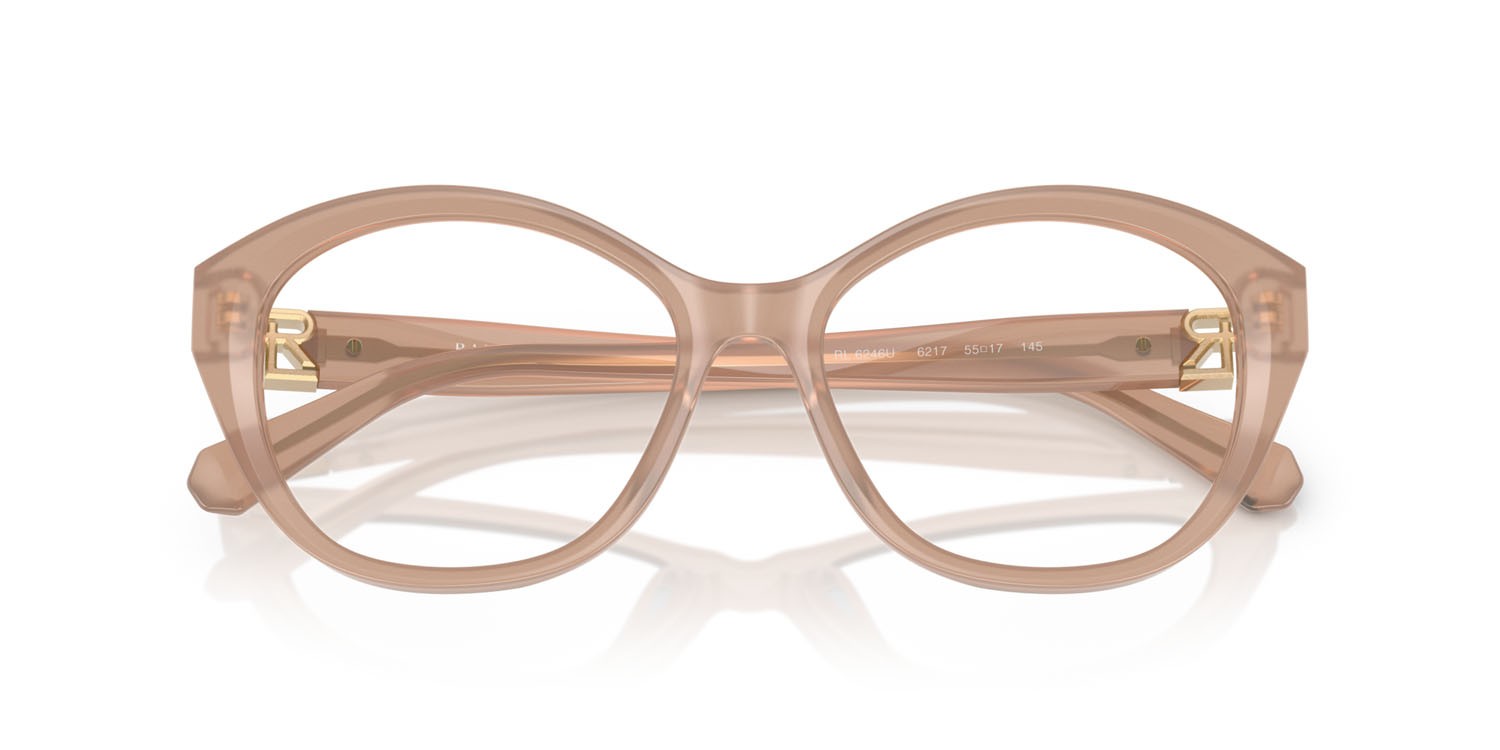 Eyeglasses Ralph Lauren RL 6246U (6217) color grigio talpa opalino shape butterfly lenses lente demo
